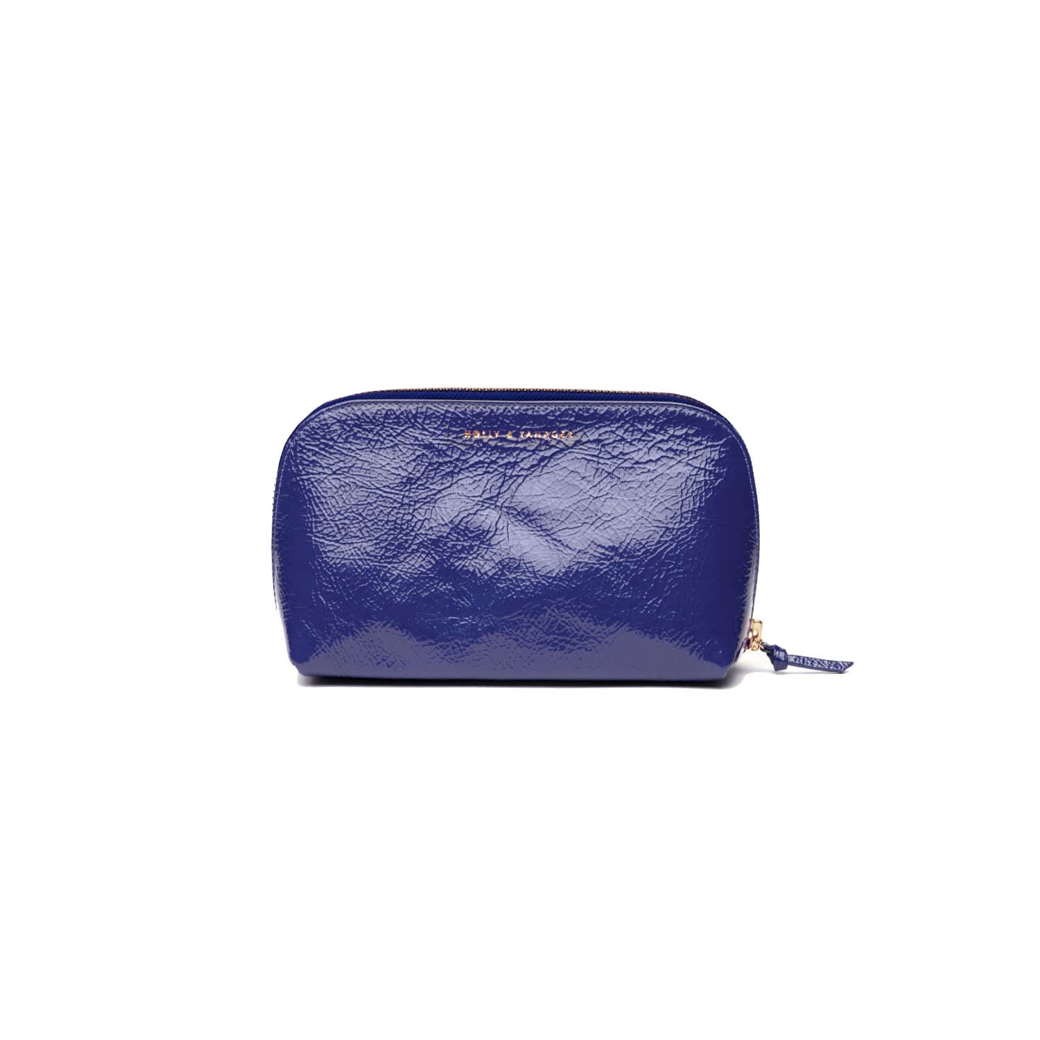 purple patent leather purse