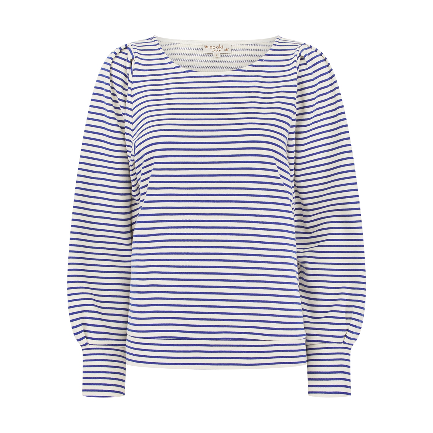 Nooki Design Women's Blue Helena Sweatshirt In Navy Mix In Brown