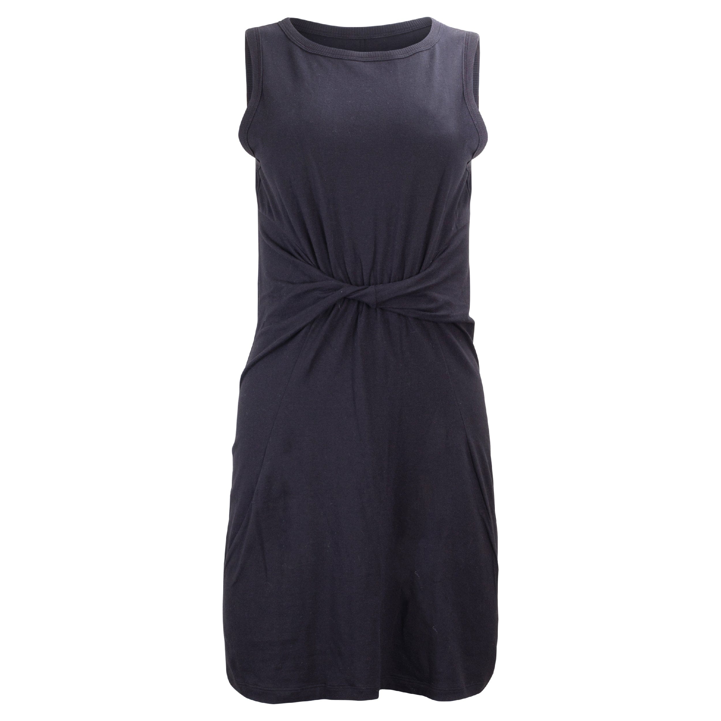 Lezat Women's Gigi Organic Cotton Twist Dress - Black In Blue