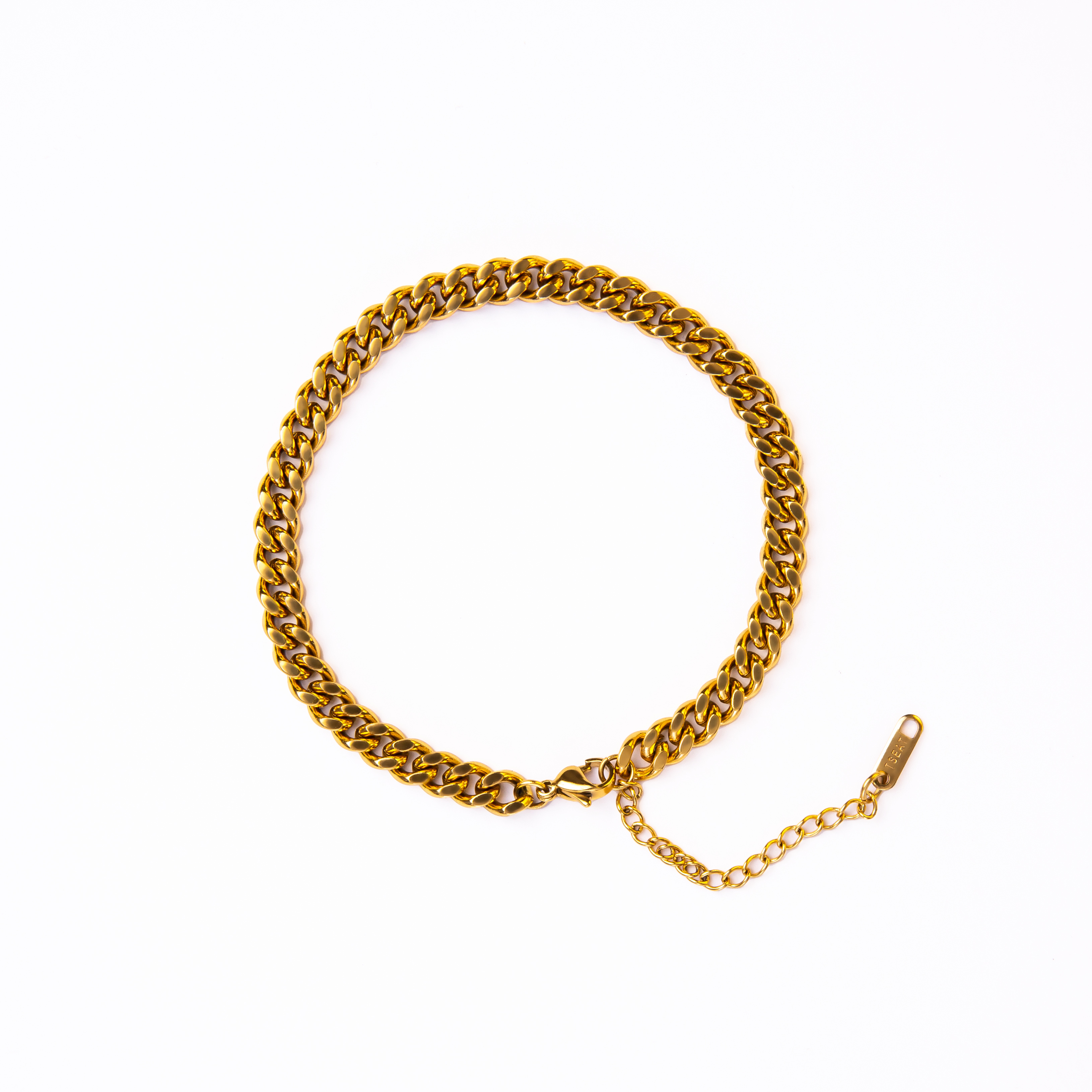 Tseatjewelry Bae Anklet In Yellow