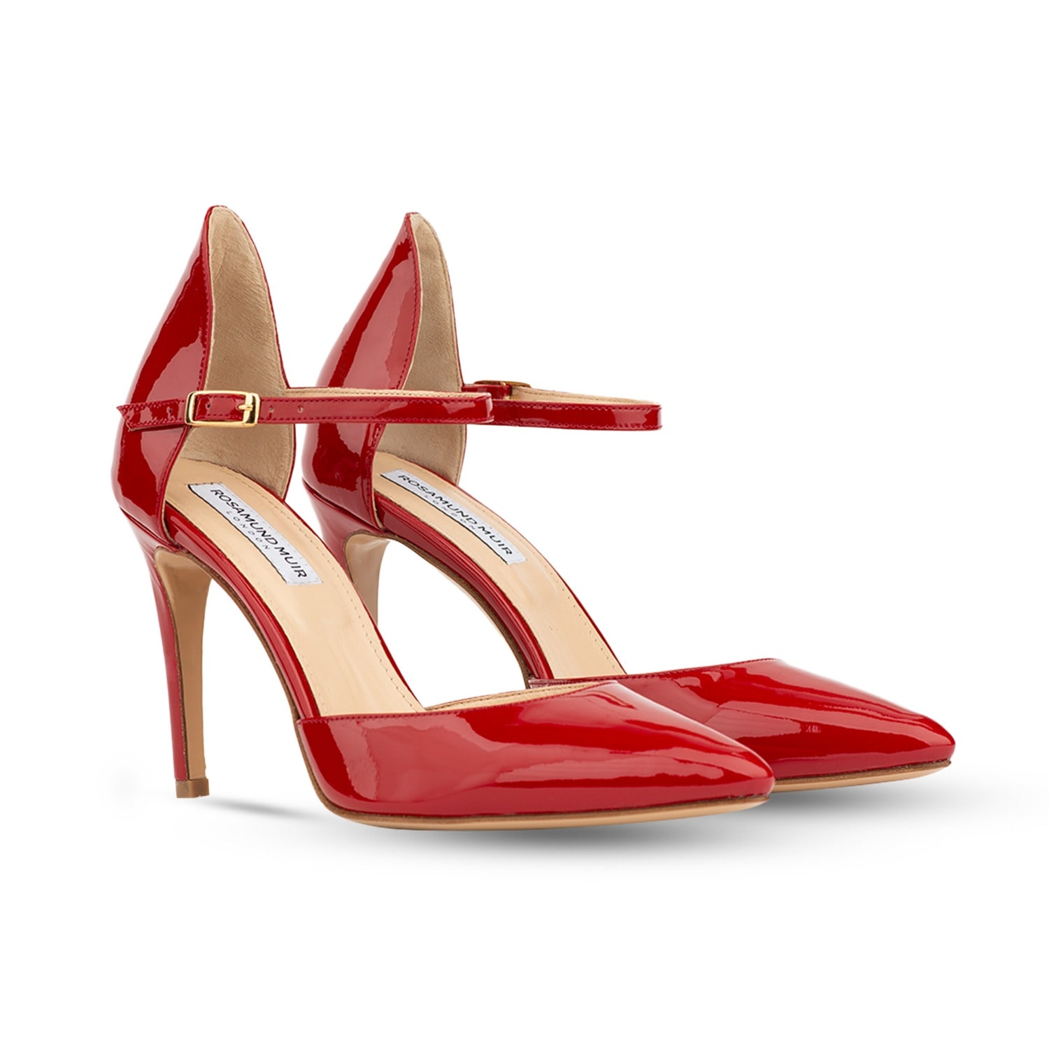 Rosamund Muir London Women's Lumina Red Patent Heels