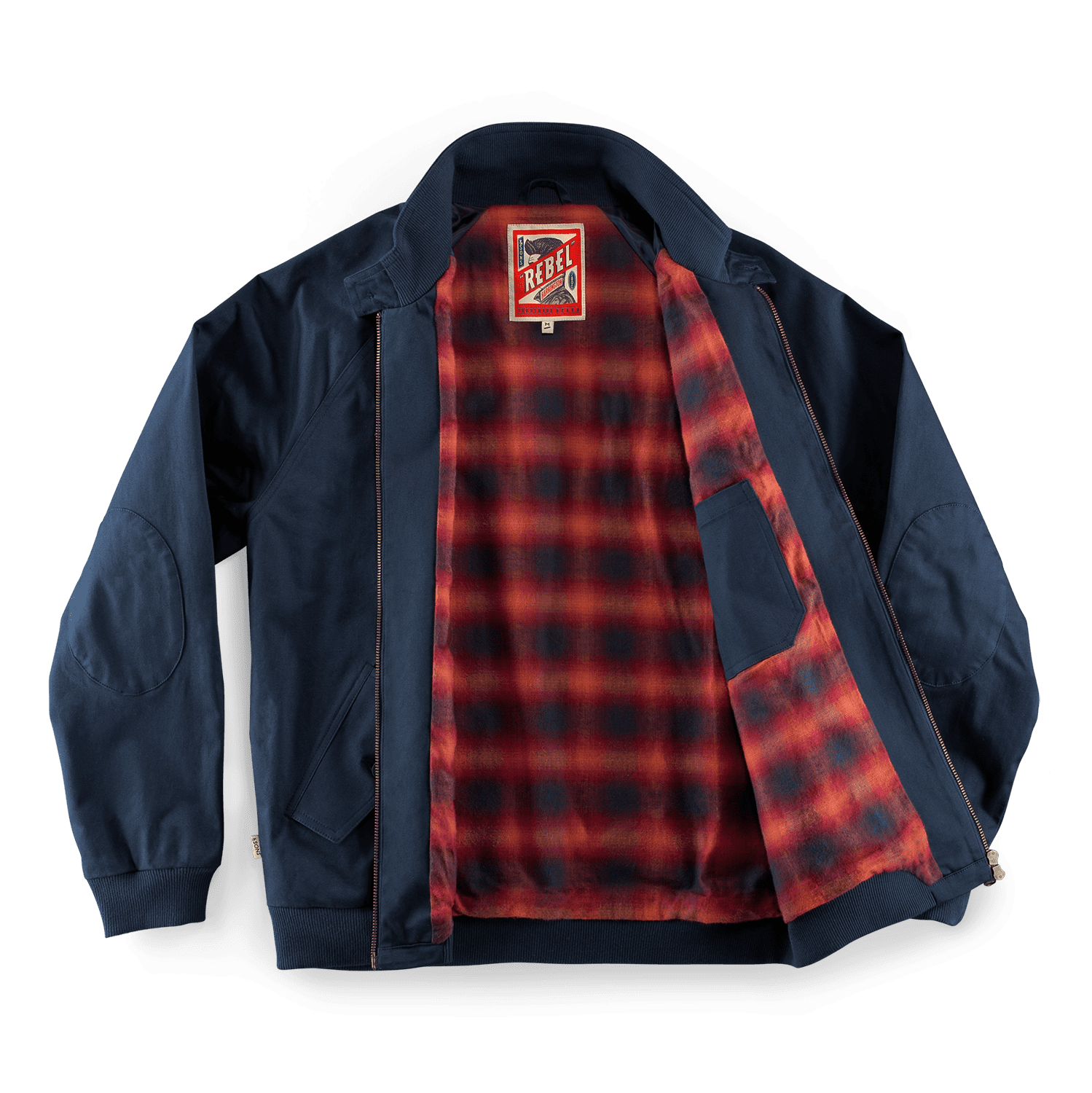 &Sons Rebel Harrington Jacket Navy by &SONS Trading Co