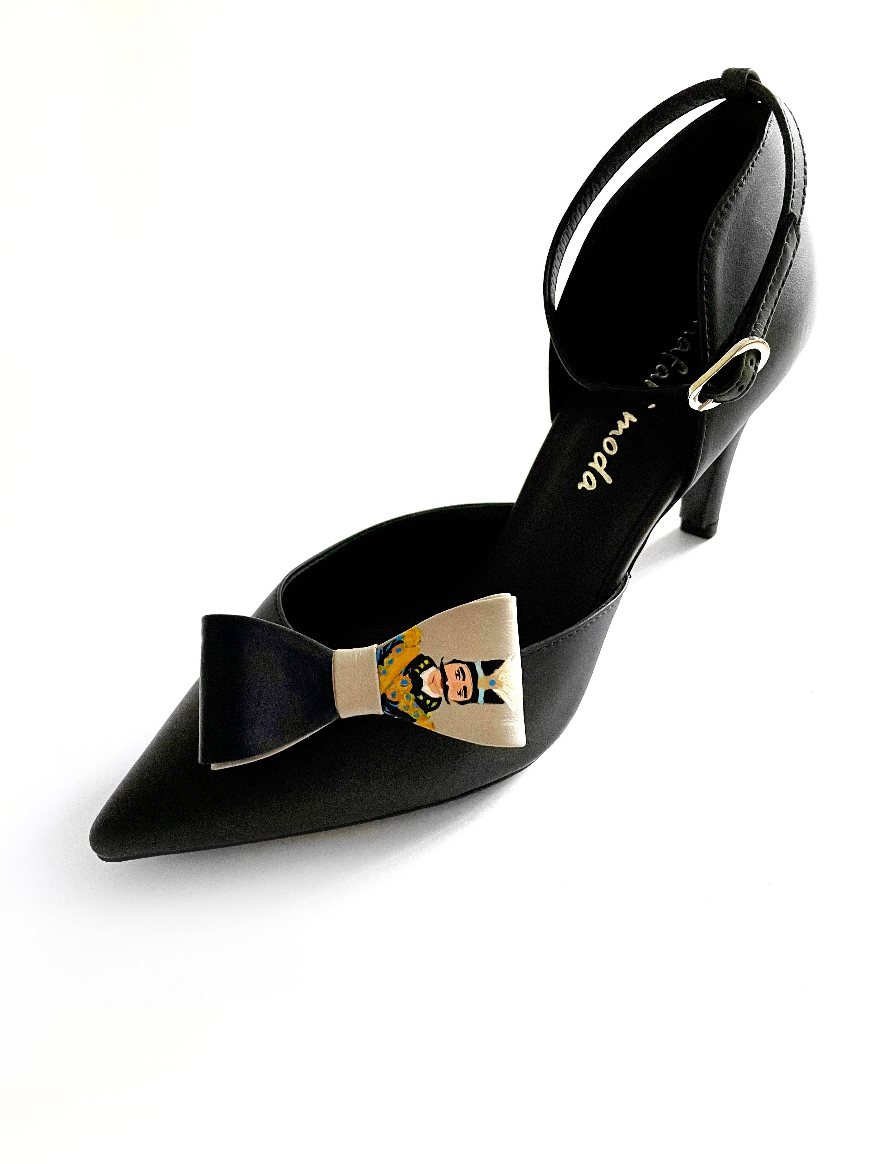 Nafari Moda Women's Grey Solmaz Bow In Gray