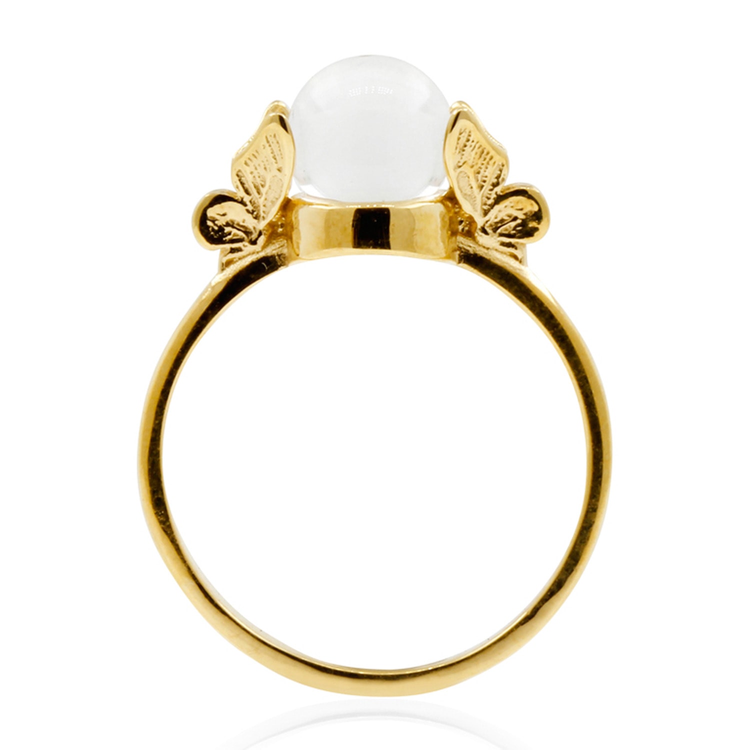 Women’s Butterfly Quartz Ring - Gold Lee Renee