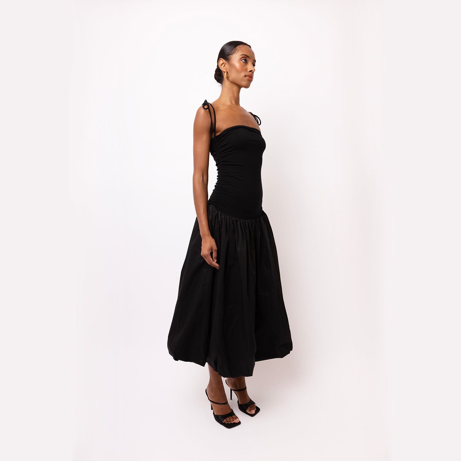 【新品】ALEXIASTAM パッド in Rib Dress Black S 新品】ALEXIASTAM パッド in Rib Dress Black S ALEXIA STAM 公式
