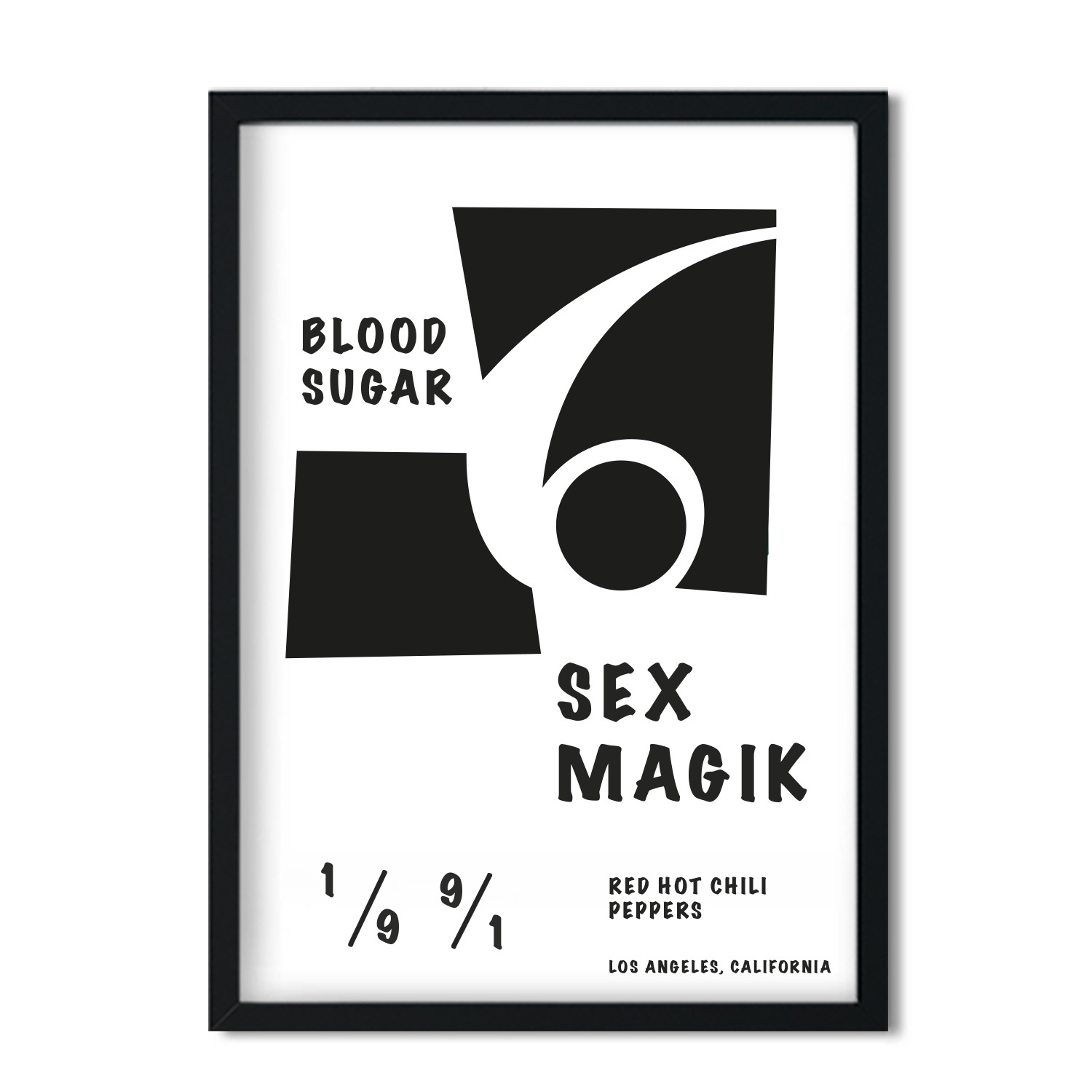 Blood Sugar Sex Magik Red Hot Chili Peppers Inspired Abstract Giclée A3 Art  Print | Fanclub | Wolf & Badger