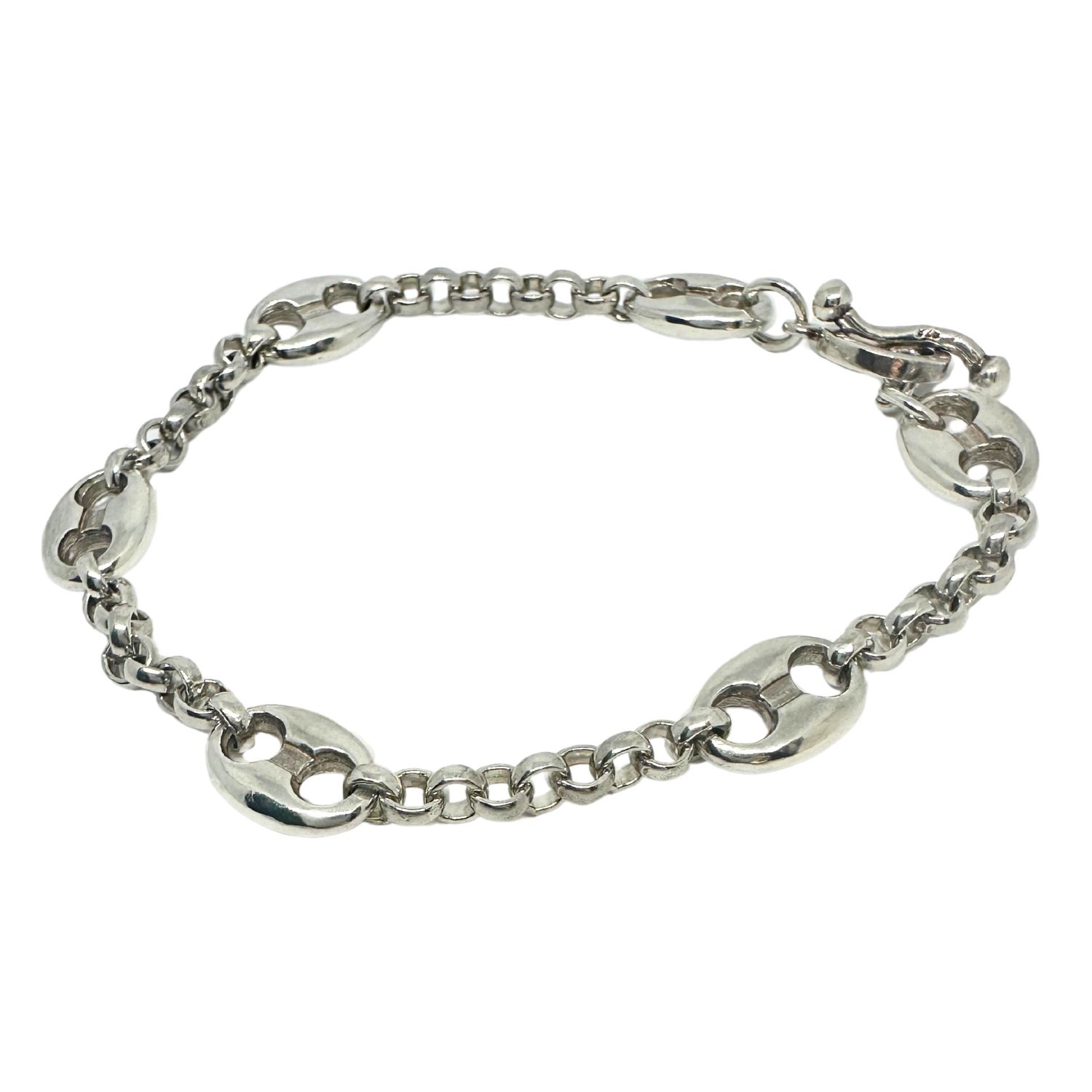 Tg-jewellery By Tamara Gervasio Women's Anchor Chain Unisex Bracelet In Silver