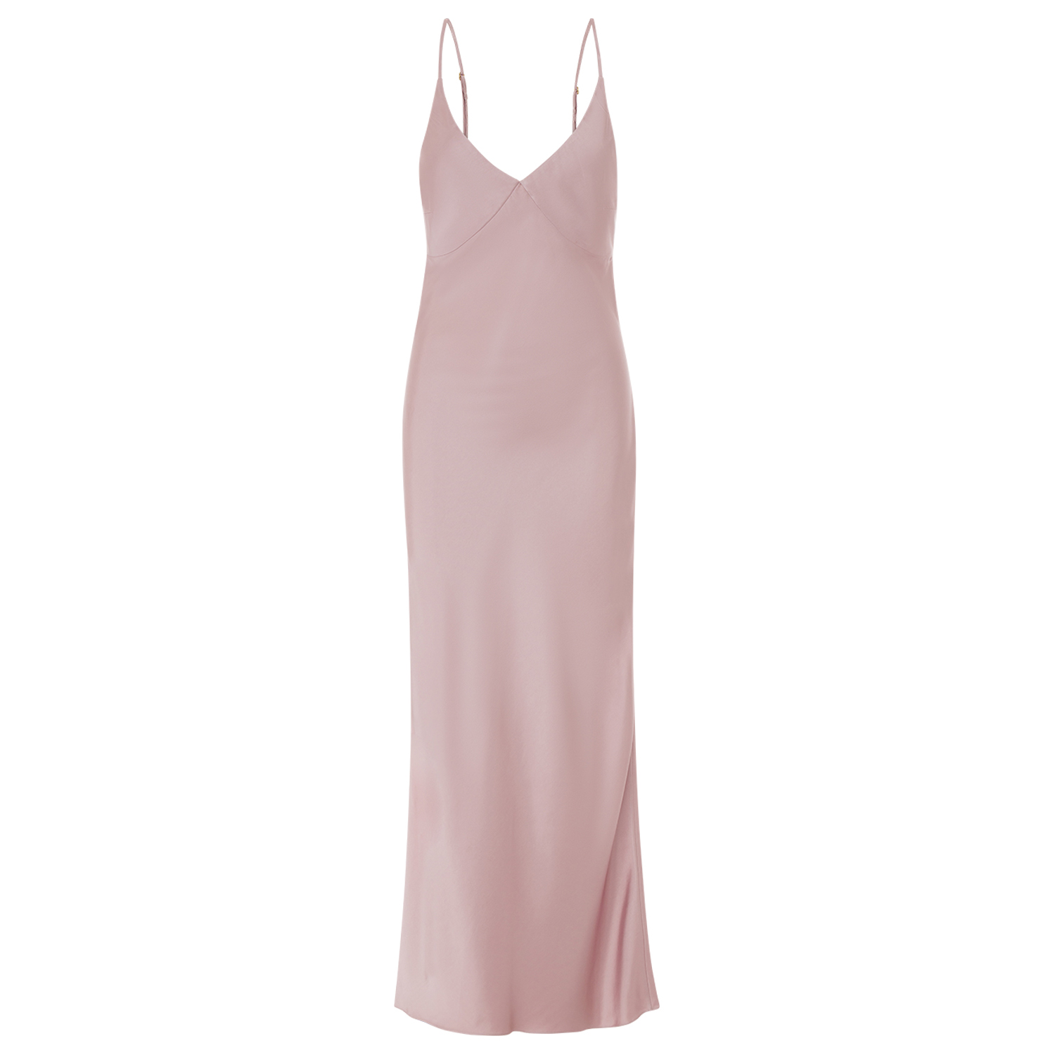 Light pink slip dress, Dress with feathers