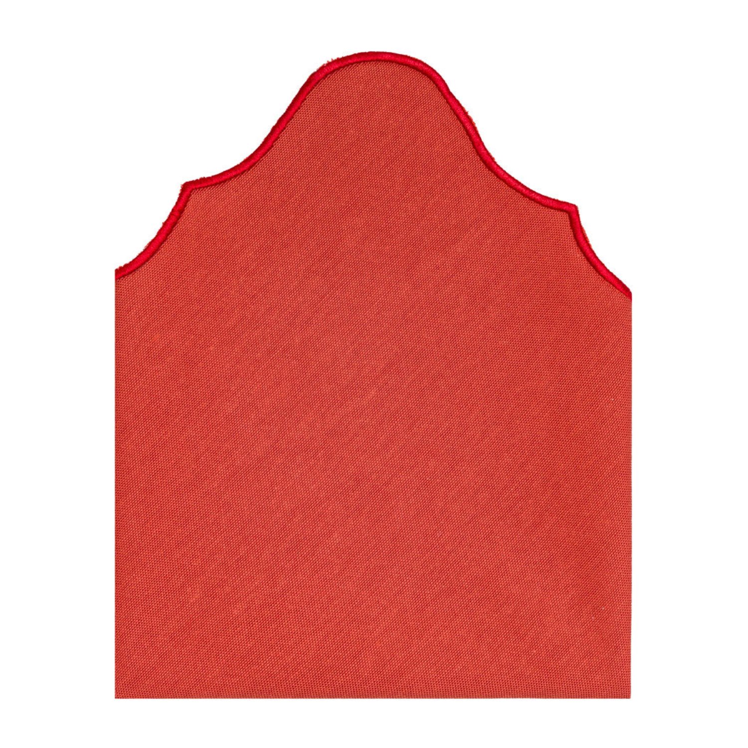 Km Home Collection Red Maple Leaf Cotton Napkins Set Of Two In Red