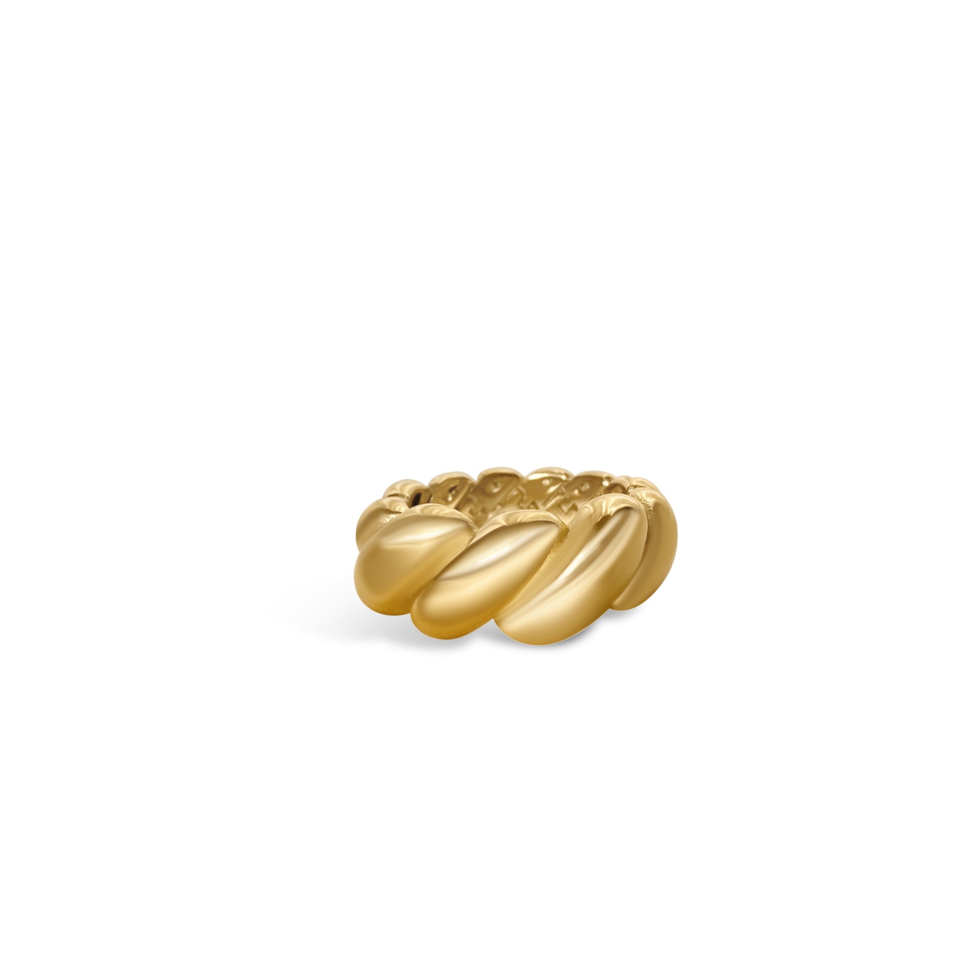 Anisa Sojka Women's Gold Croissant Ring