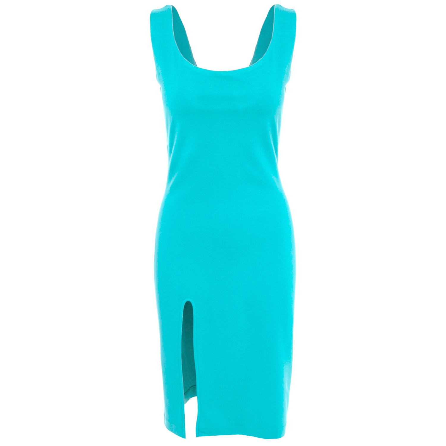 Women’s Blue Madison Jersey Midi Dress In Aqua Extra Small Roserry