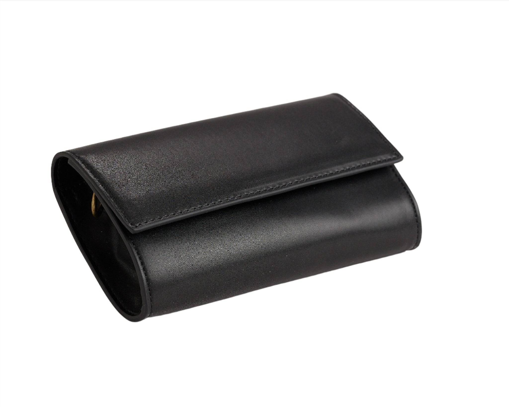 No.49 Handbags Women's Francine Black Belt, Crossbody, Shoulder & Clutch Bag In Black