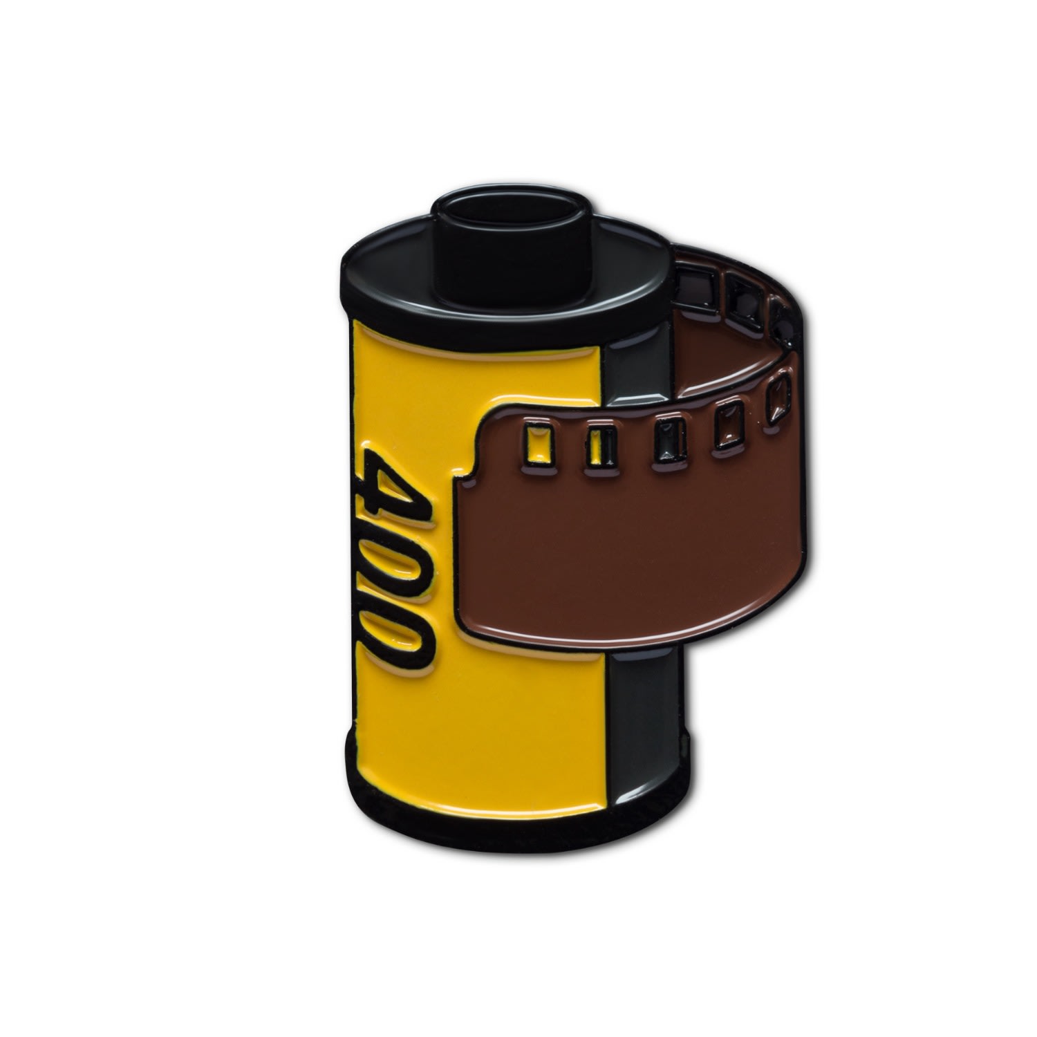 Make Heads Turn Women's Black Enamel Pin Camera Roll In Black