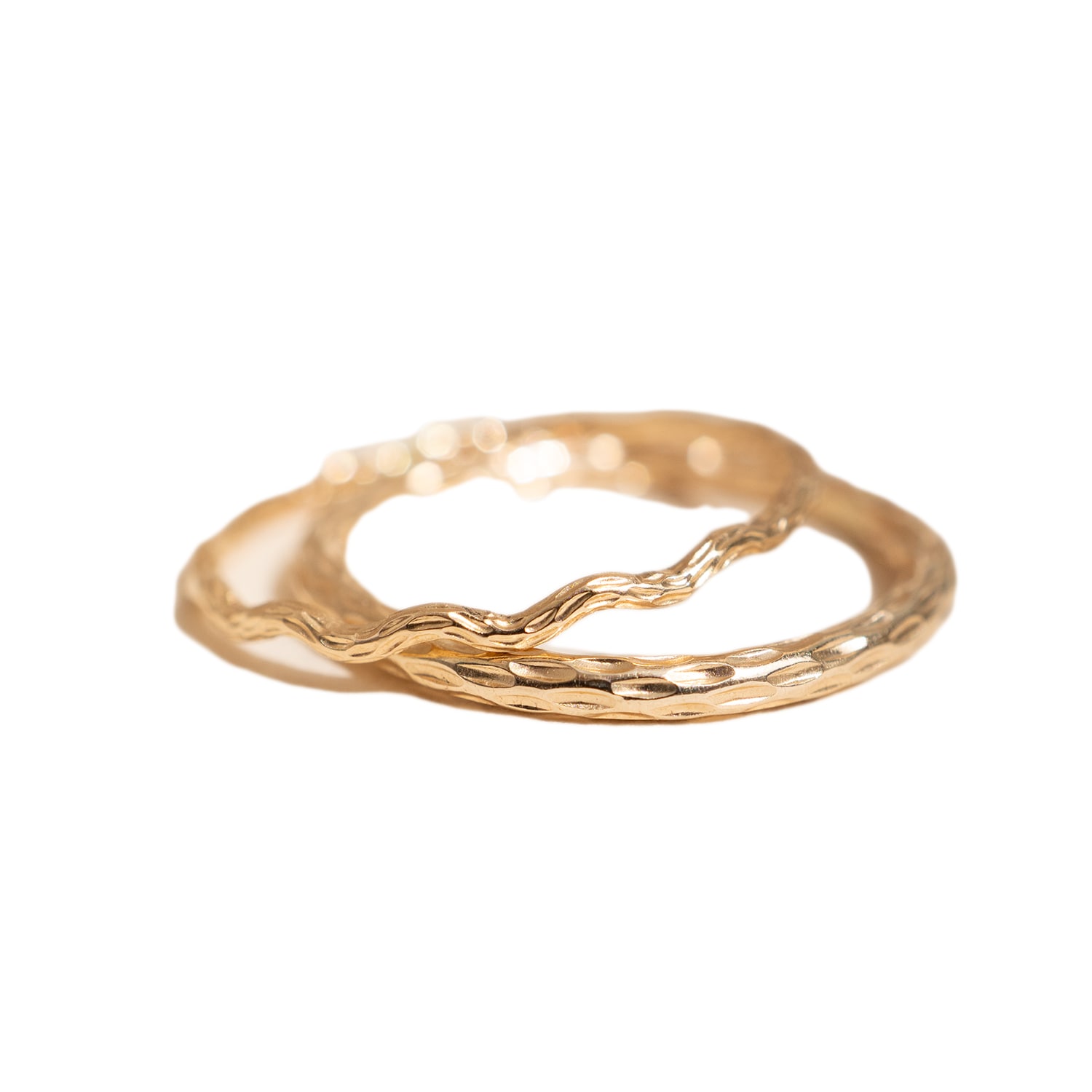 Kate Koel Women's Everyday Gold Ring Set
