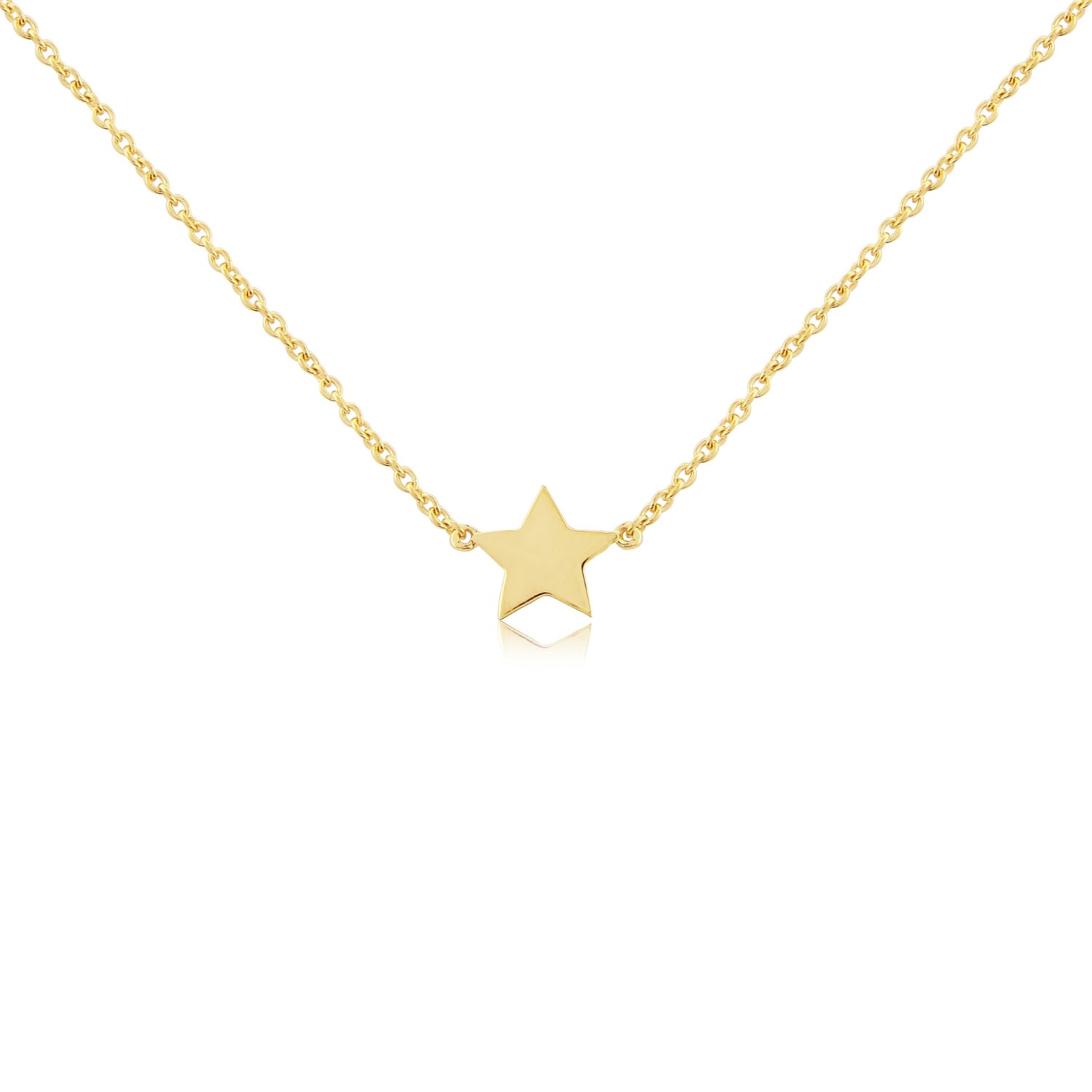 Women’s Soho Yellow Gold Star Necklace Auree Jewellery