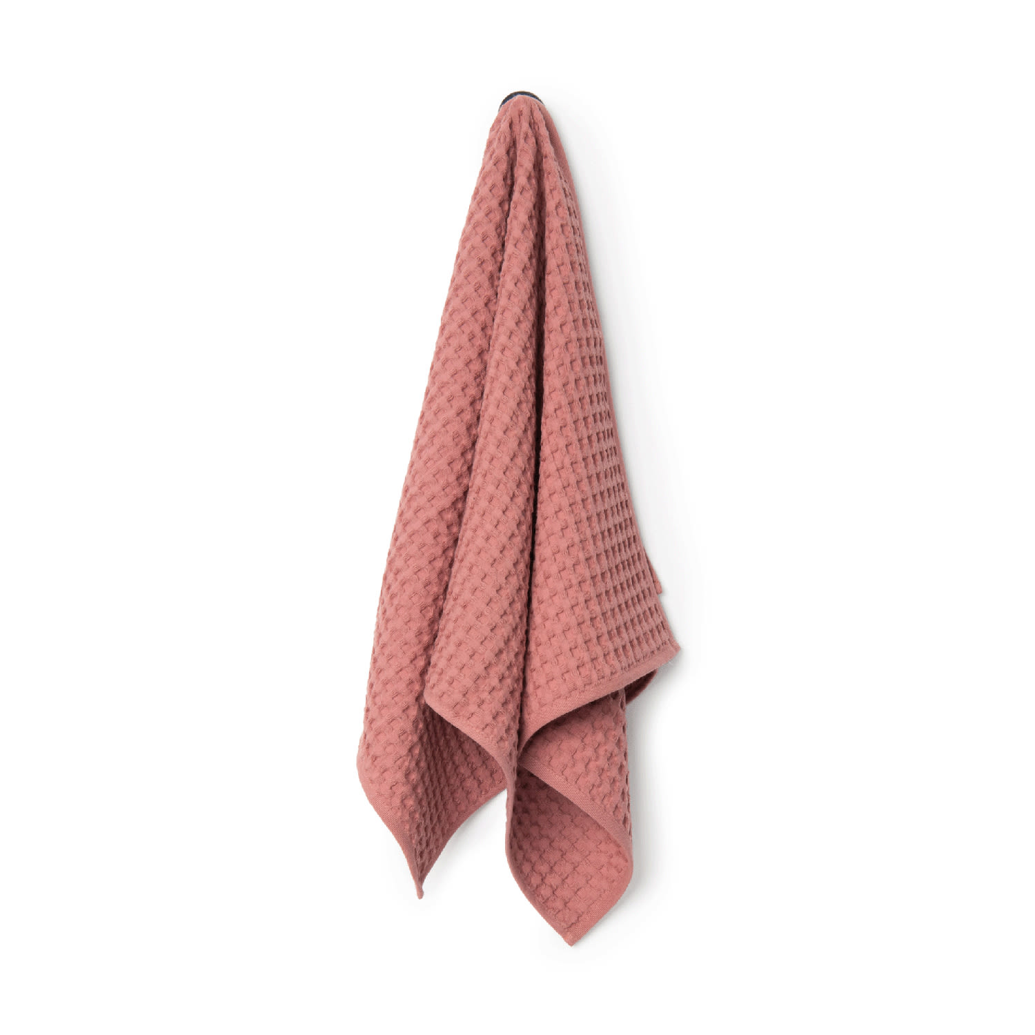 La Reina Pink / Purple Waffle Bath Sheet Blush Medium Set
