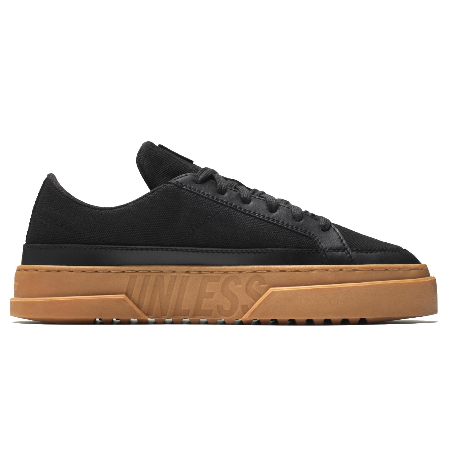 Unless Collective Men's The Degenerate Sneaker - M - Black In Black