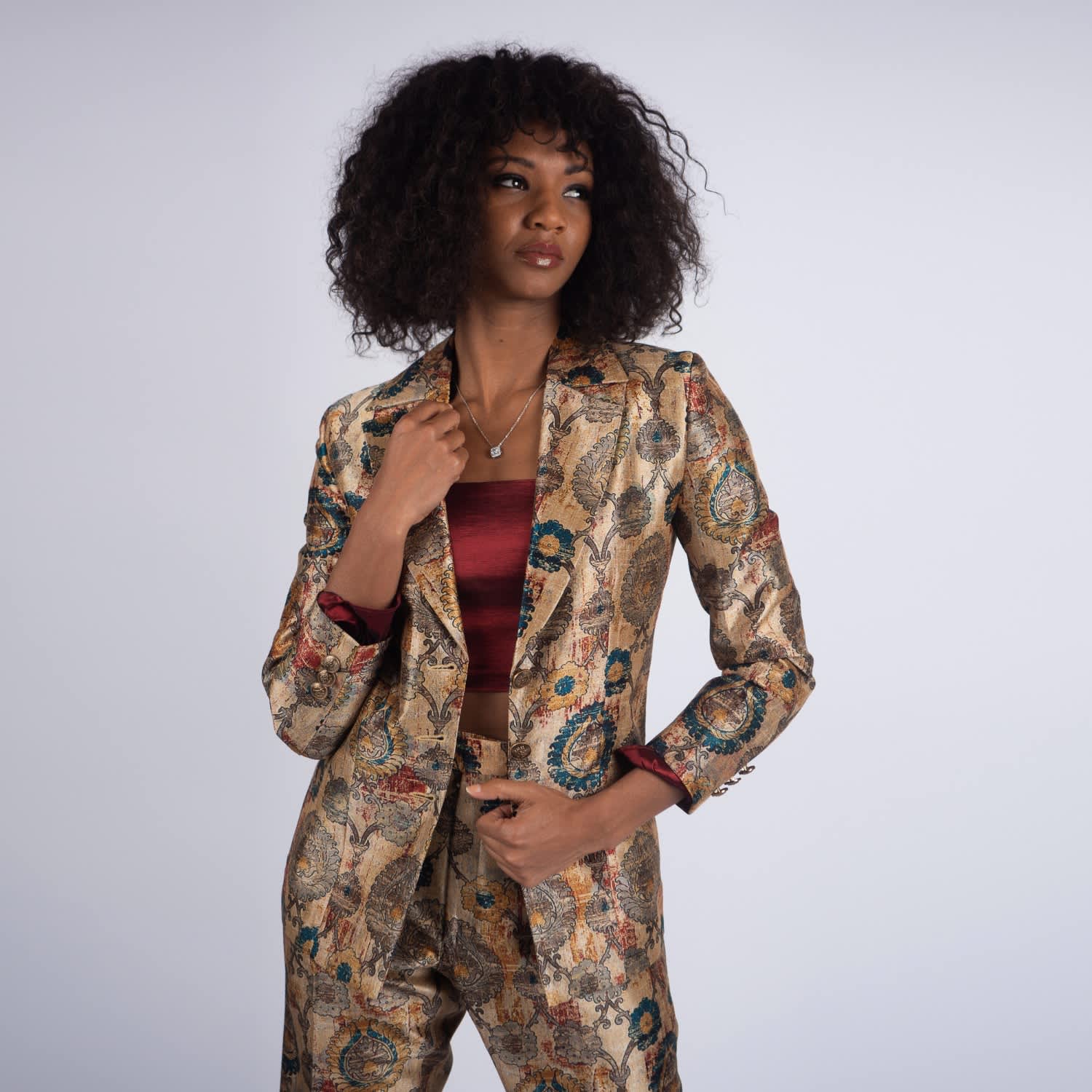 Crossover Blazer in Performance Cotton, Women's Blazers