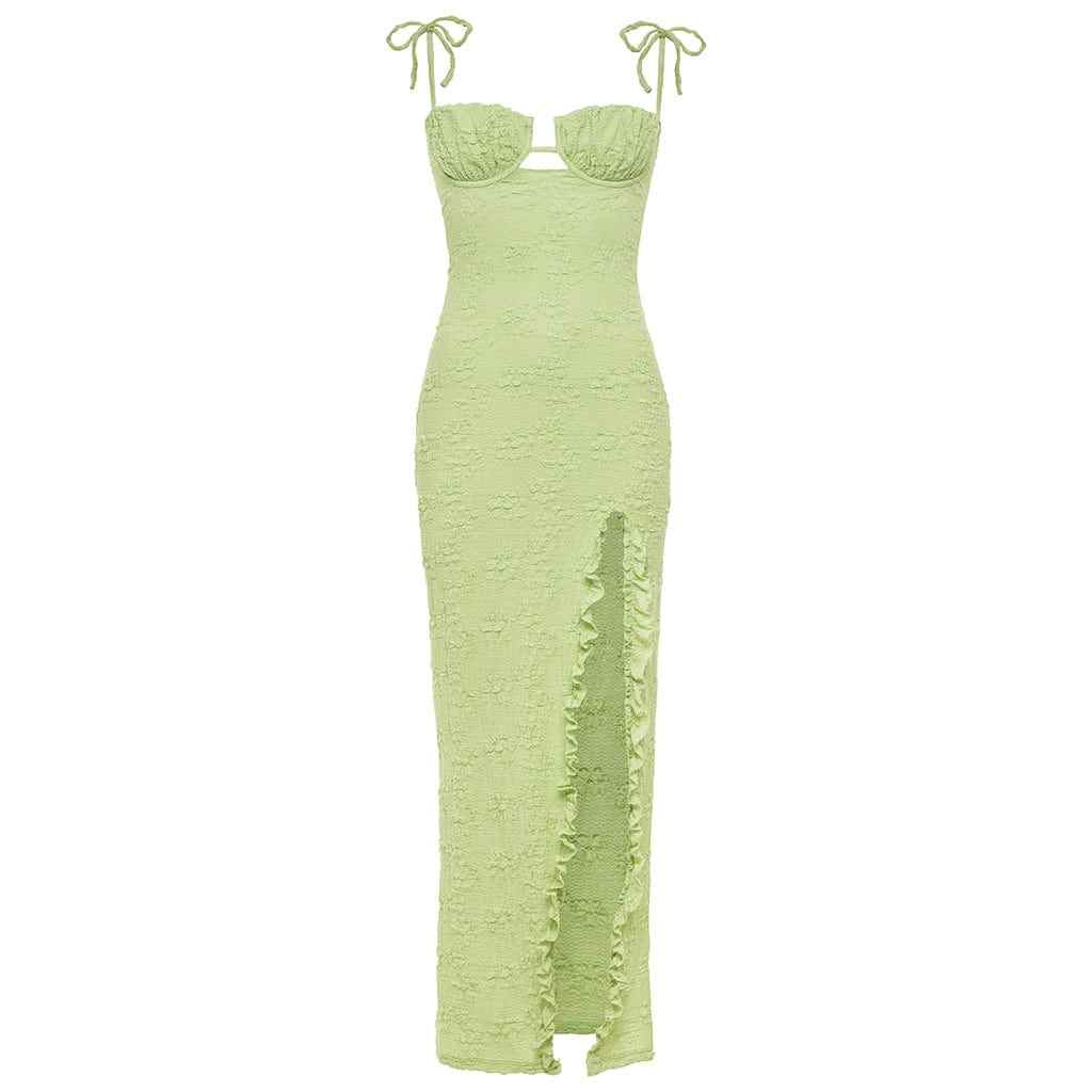 豪奢な Avo Floral Petal Long Slip Dress | Montce Swim | Wolf & Badger シャツ/ブラウス(長袖/七分)