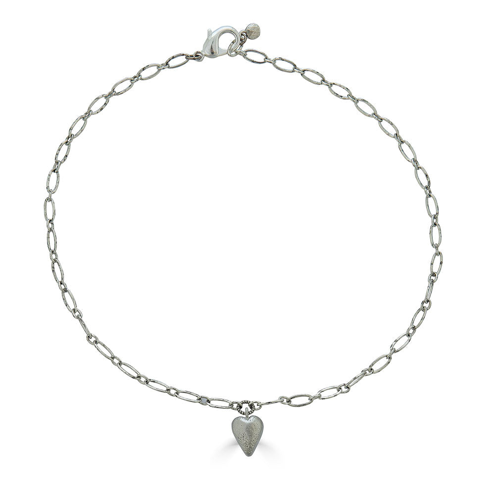 Loni Paul Jewelry Women's Silver Delicate Heart Necklace In Silver