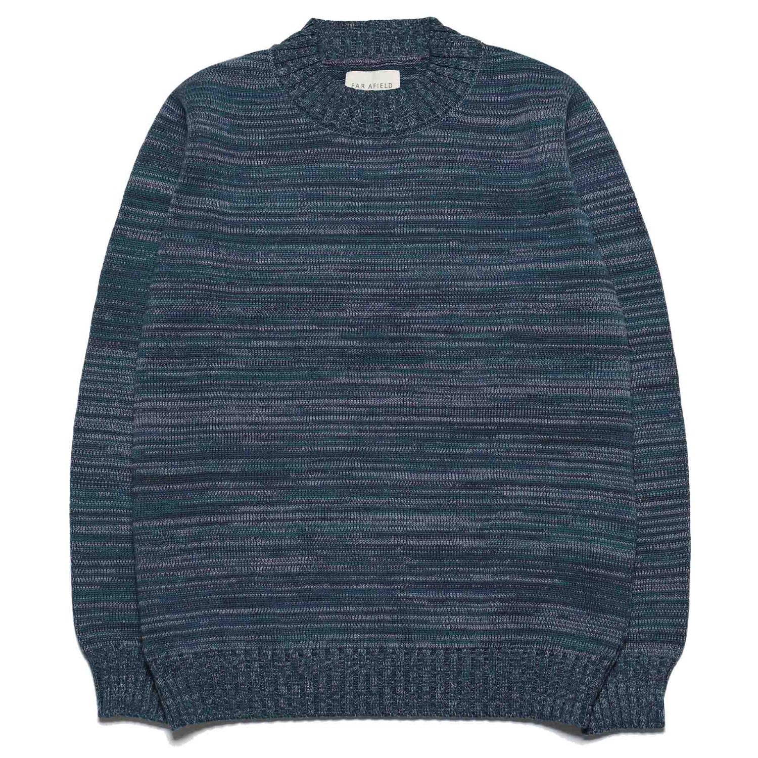 Men’s Far Afield Dieter Knit - Deep Teal - Multi Twisted Yarn Large Peraluna