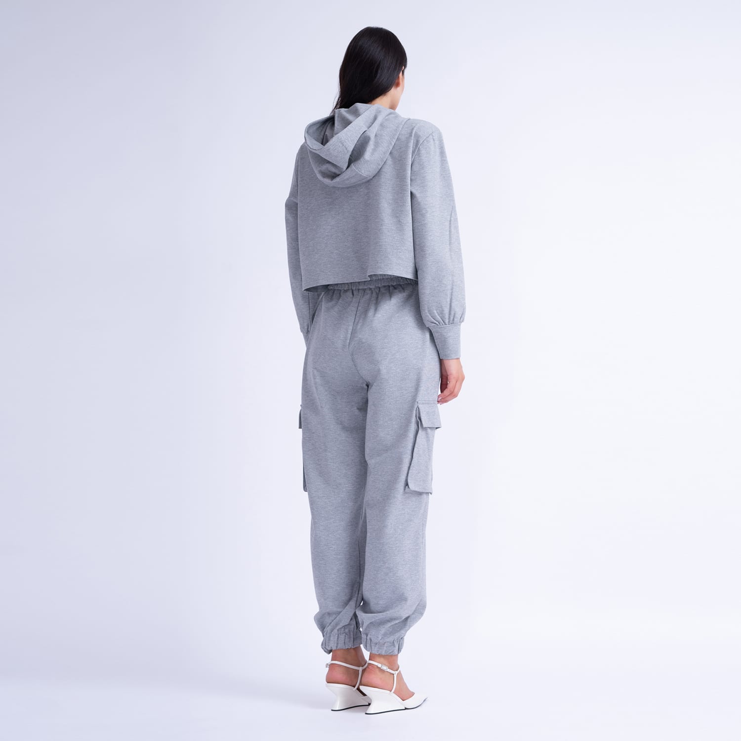 Hoodie and top cargo pants
