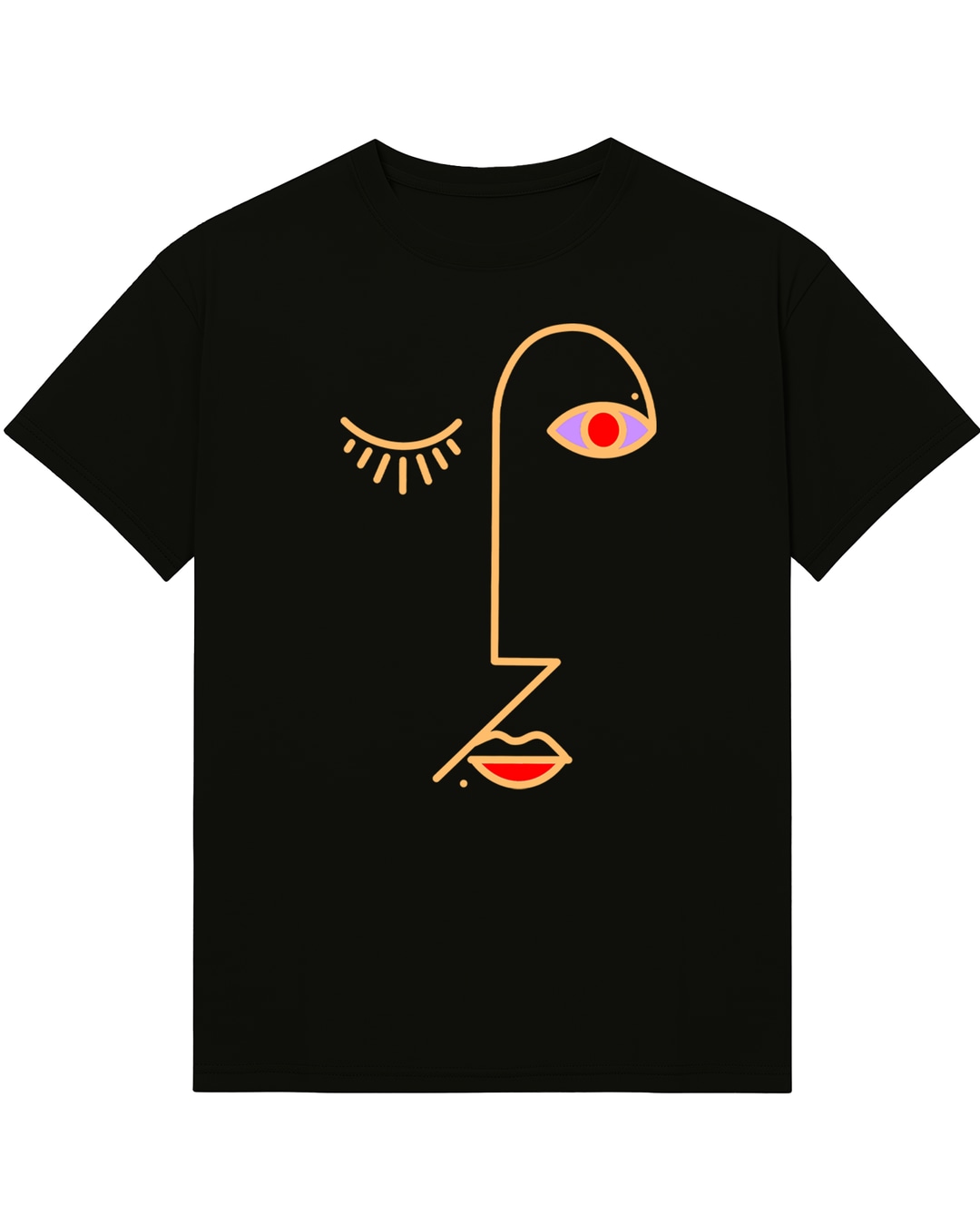Collect The Label Men's Zoe T-shirt Black In Black