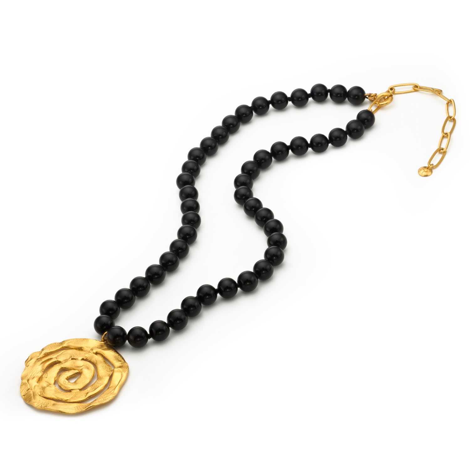 Eva Remenyi Women's Gold / Black Origin Onyx Necklace Gold