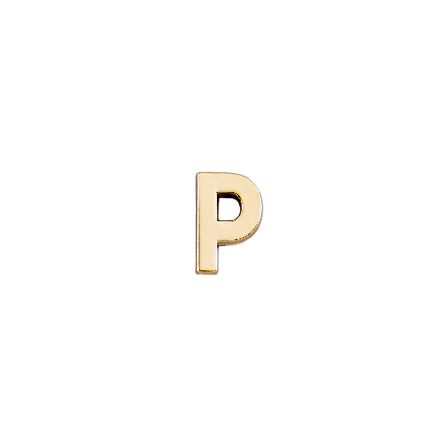 Women’s Golden Letter P Pin Make Heads Turn