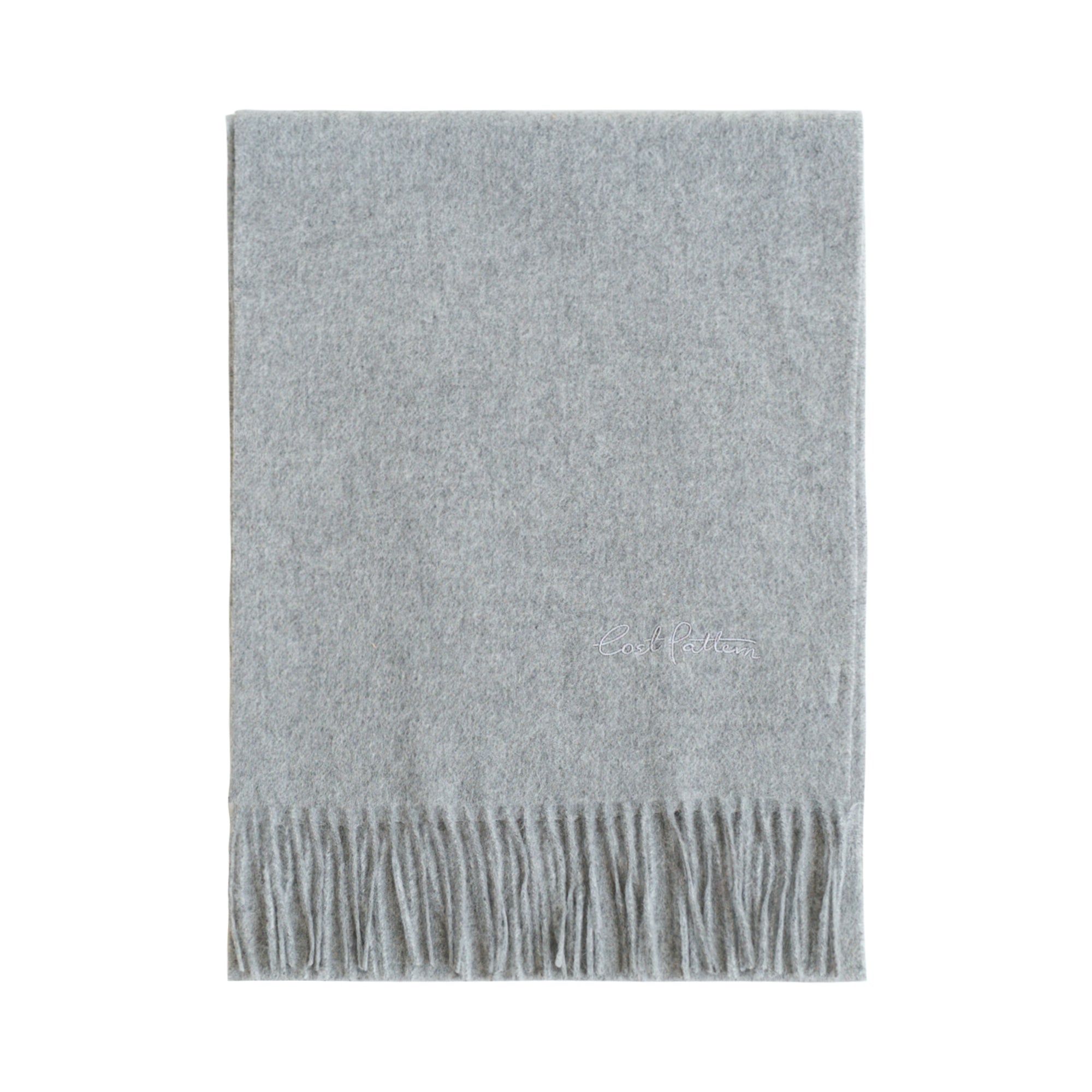 Women's Lost In Warmth Classic Cashmere Scarf - Grey | One Size | Lost Pattern Nyc