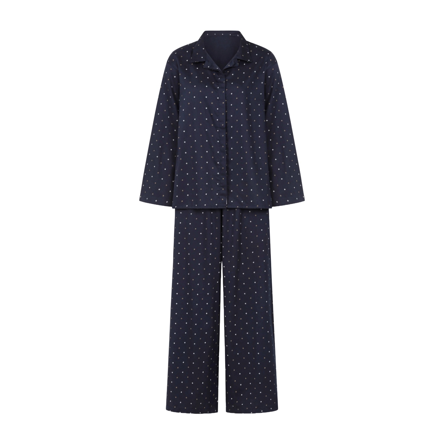 Butter Women's Long Pyjama Set - The Blueberry In Blue
