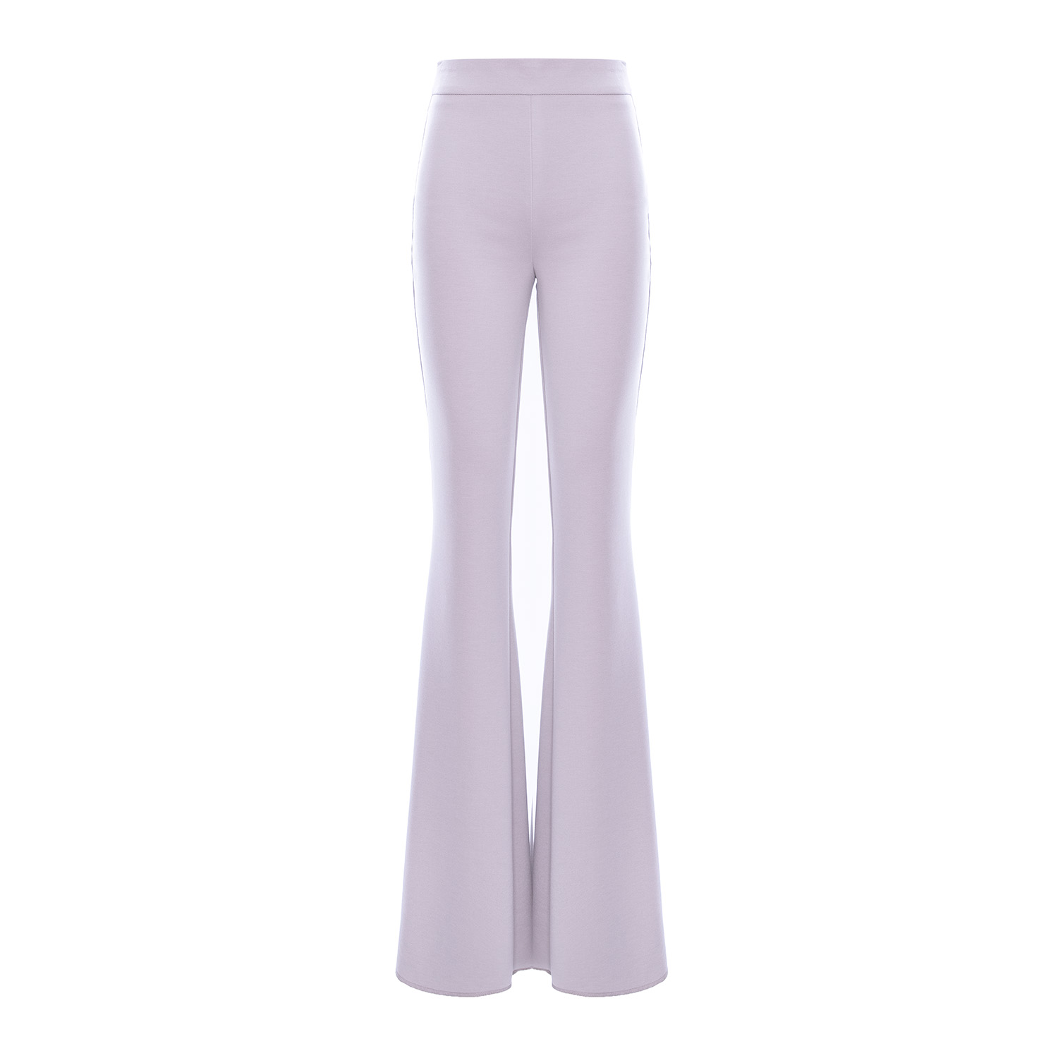 Bluzat Women's Grey Flared Trousers In Grey