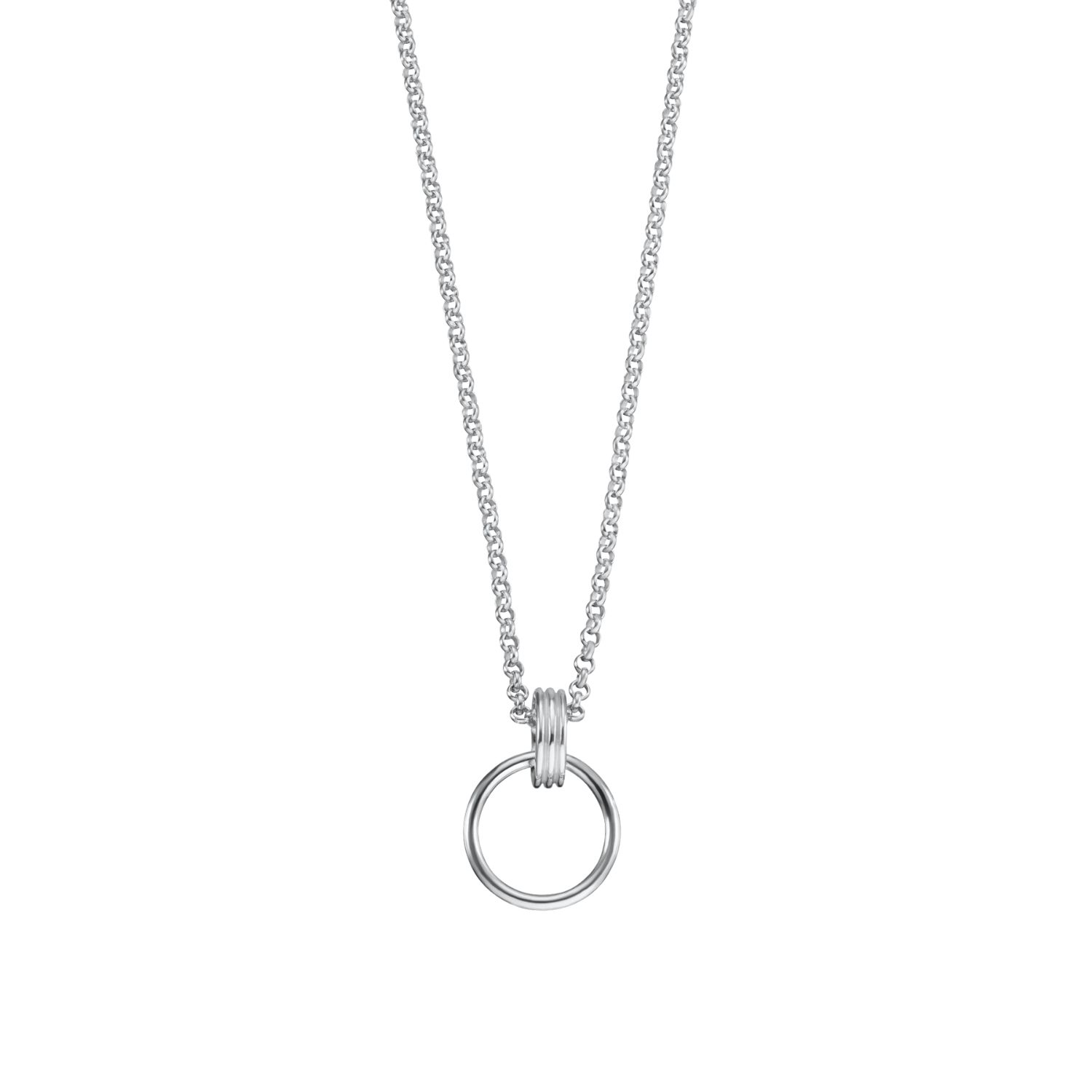 Lily Charmed Women's Sterling Silver Charm Capture Necklace