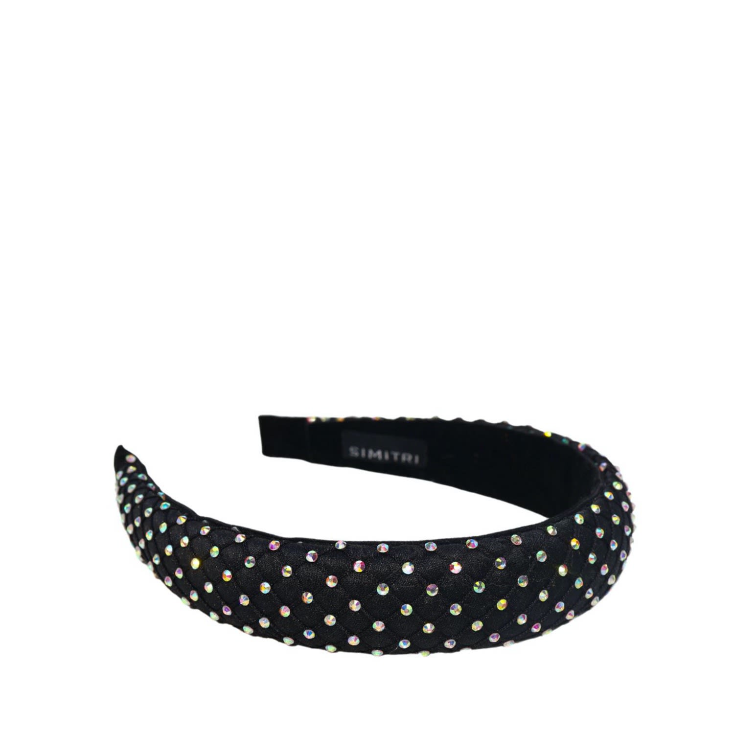 Simitri Women's Black Fishnet Headband In Black
