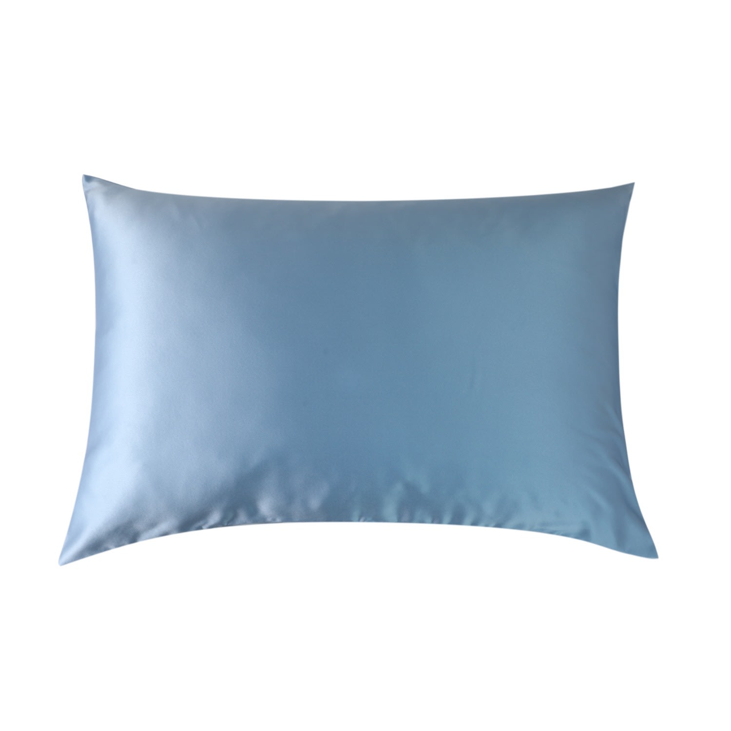 Luxury Pure Mulberry Silk Pillowcase Drape Collection Greens In Blue Macaron Us Queen Soft Strokes Silk