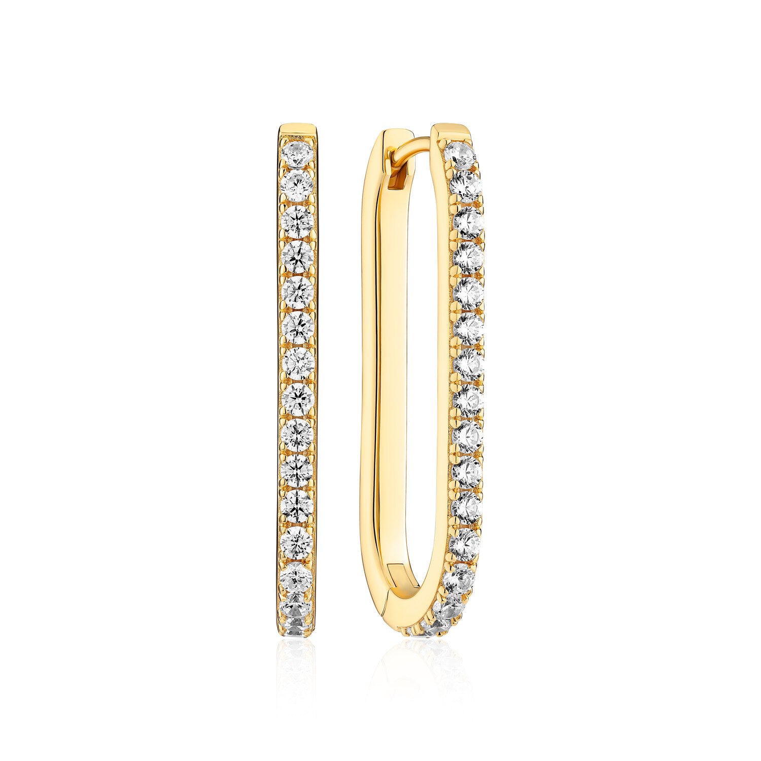 Sif Jakobs Jewellery Women's Earrings Capizzi With White Zirconia - Gold