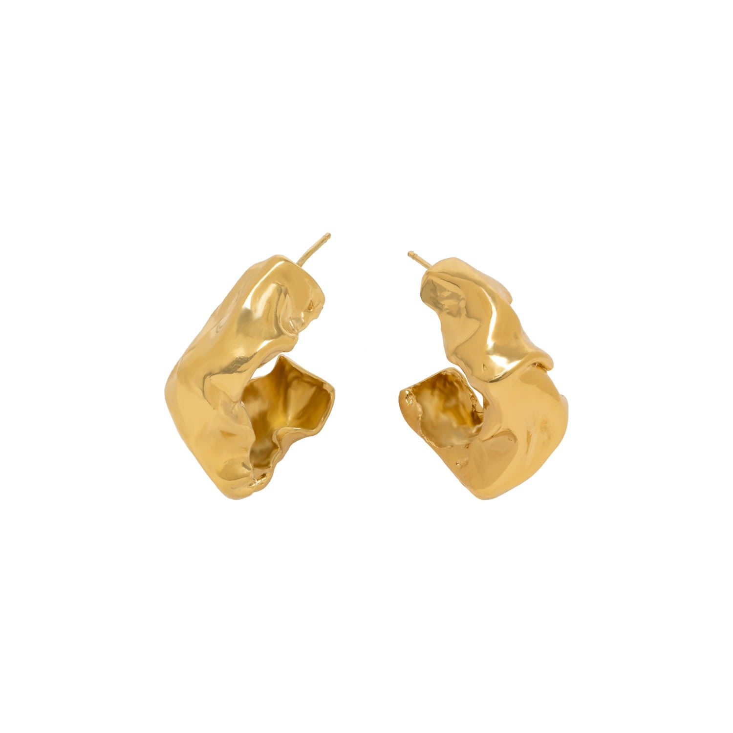 Lavani Jewels Women's Gold Jenner Hoops In Gold