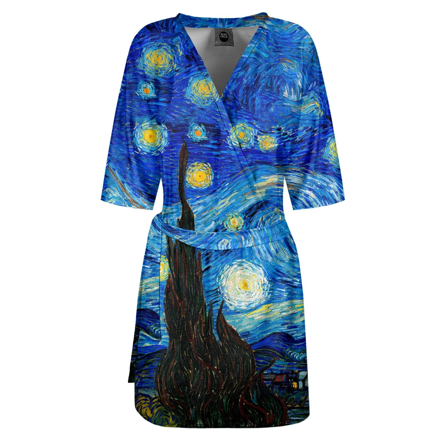 Aloha From Deer Women's Blue / Black The Starry Night Envelope Dress In Blue/black