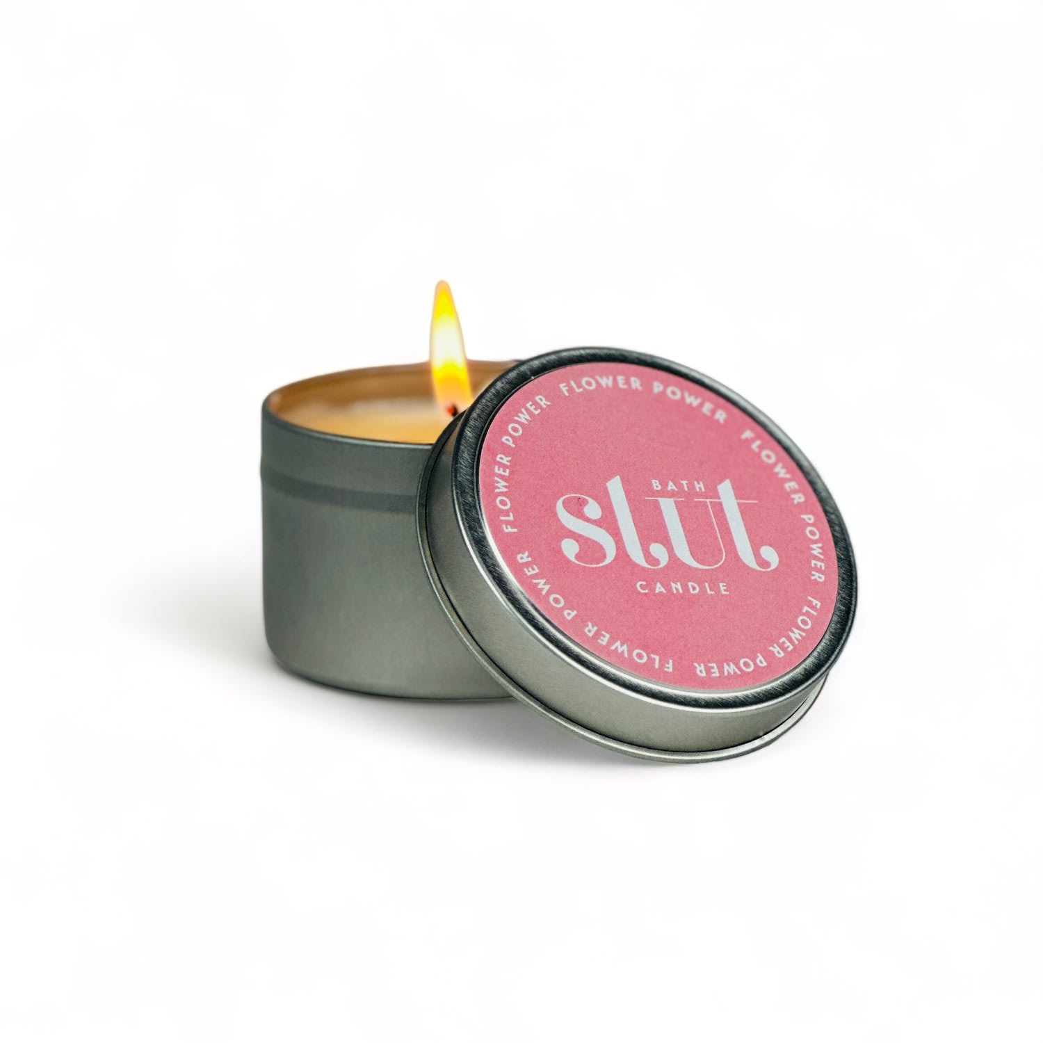 Rose Gold Flower Power Soy Wax Candle - Anise Rose Lily Of The Valley One Size Bath Slut