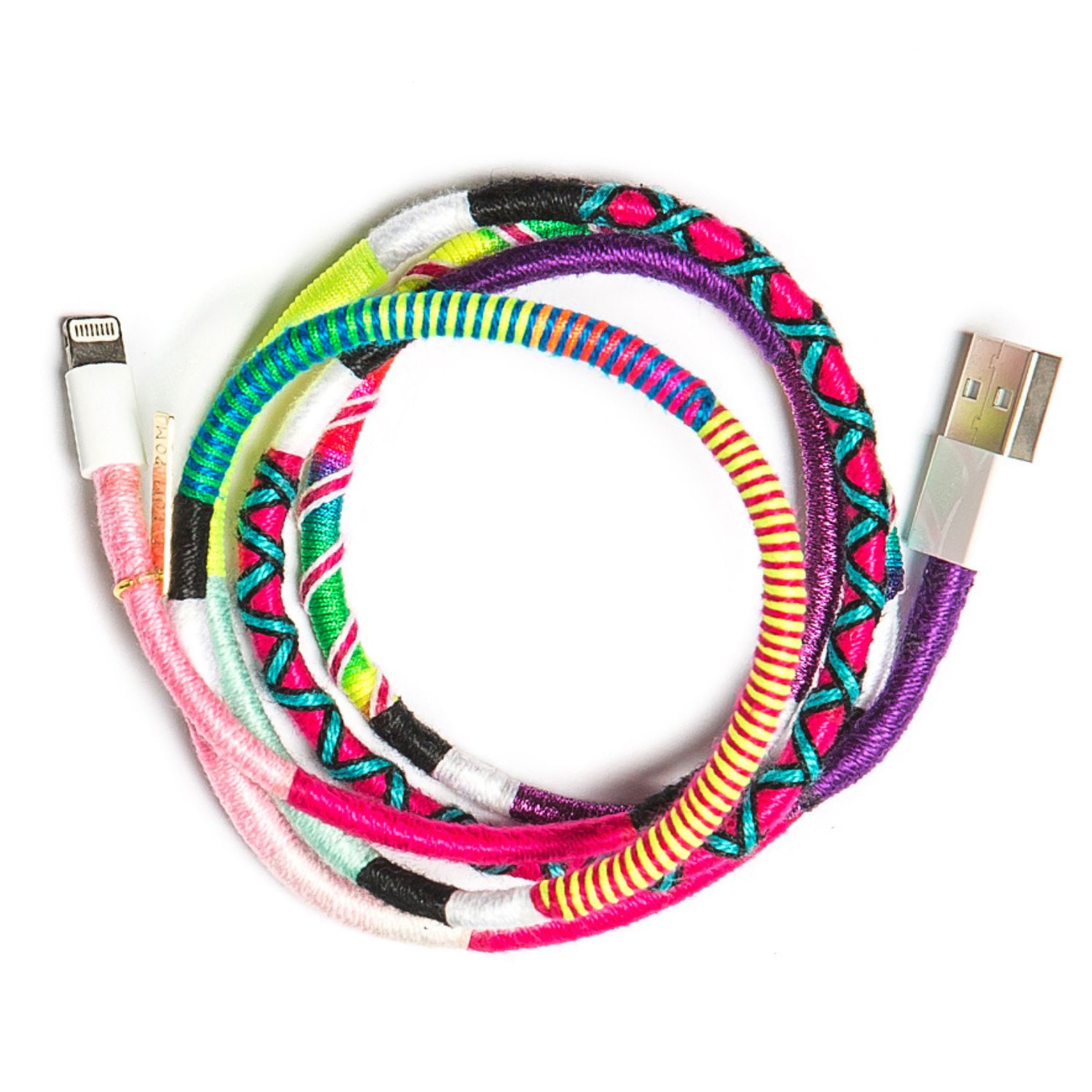 Le Pom Pom Purple Penny Phone Charger
