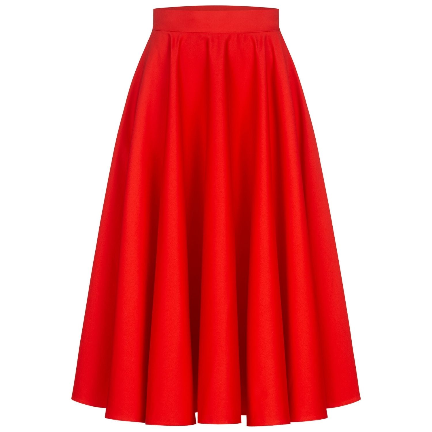 Marianna Déri Women's Red A-line Midi Skirt In Red