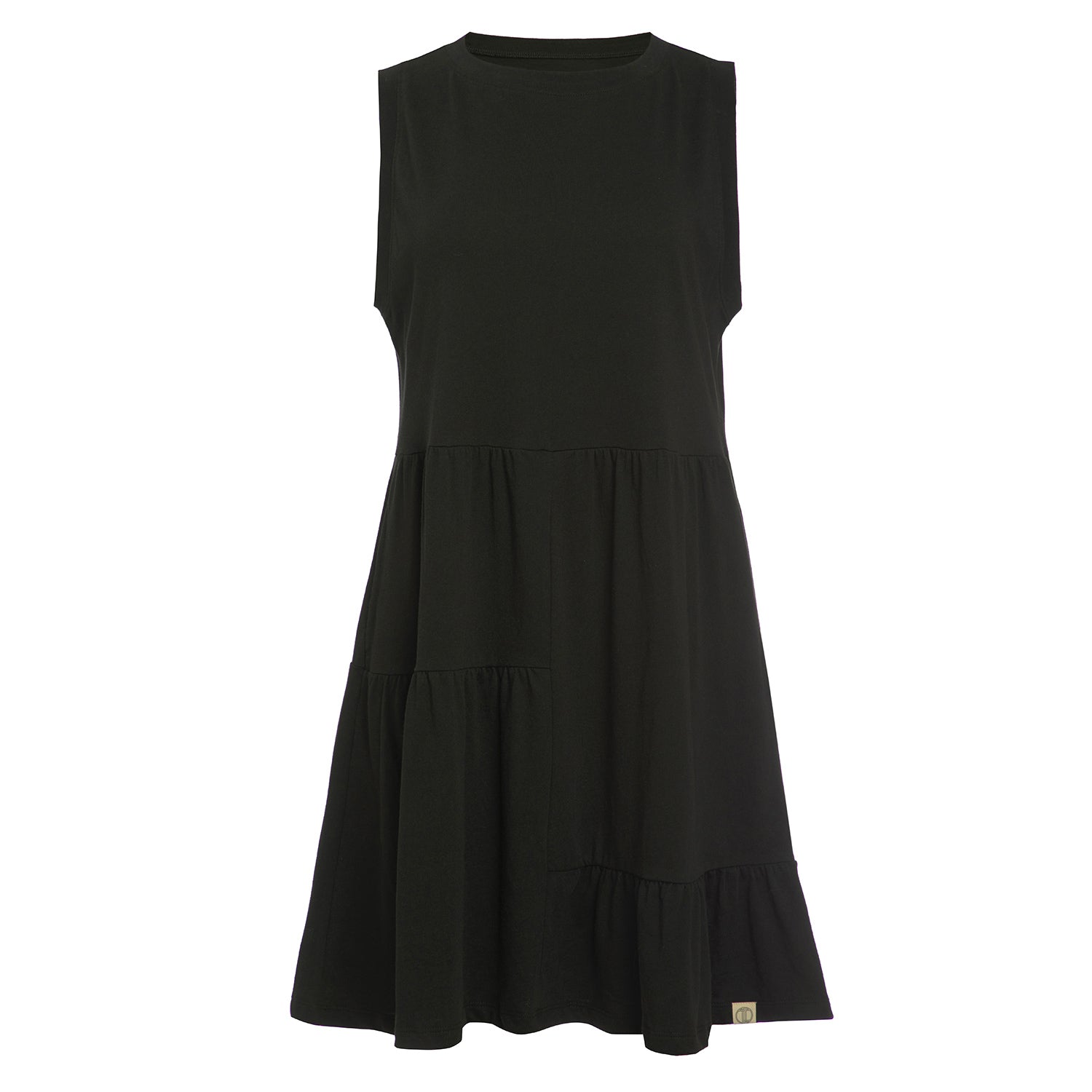 Women’s Josephine Tiered Dress - Black XXL Lovetrust