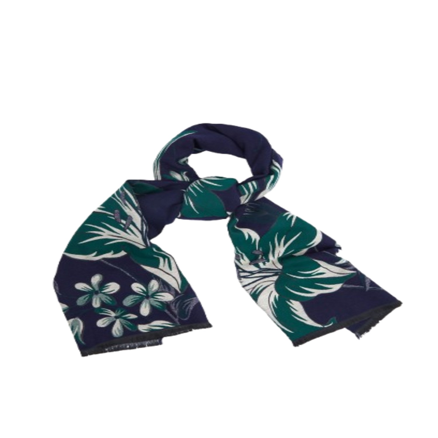 Saachi Women's Blue Floral Reversible Lily Scarf In Blue
