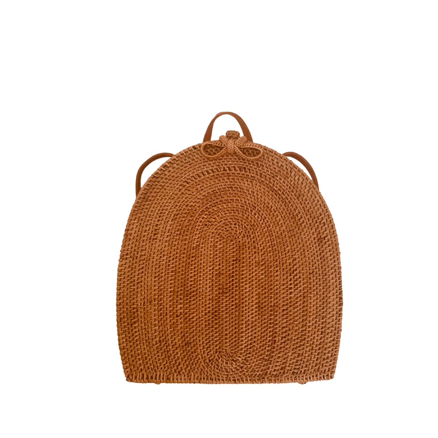 Women’s Neutrals Arch Rattan Backpack One Size Pink Haley