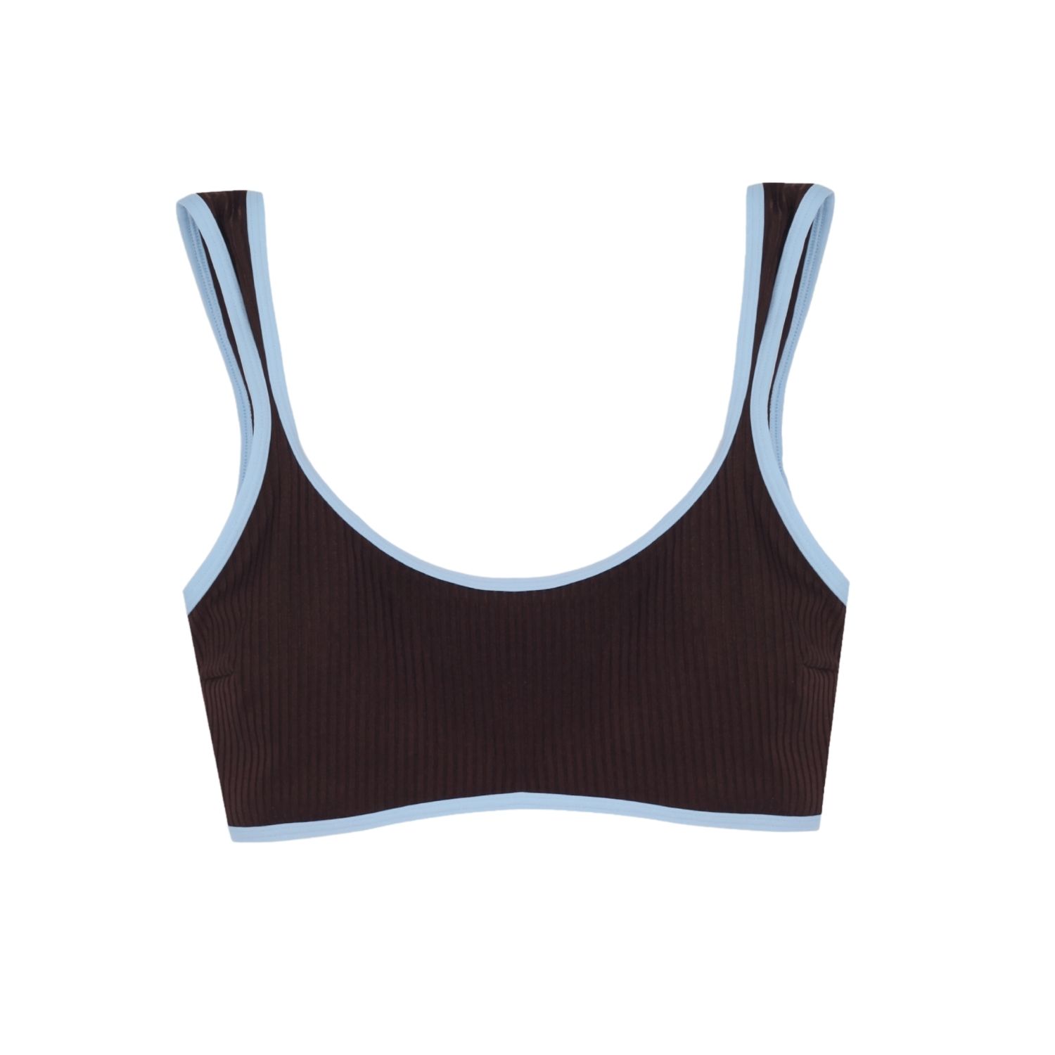 Yorstruly Women's Duet Surf Bikini Top - Dark Chocolate Brown In Brown