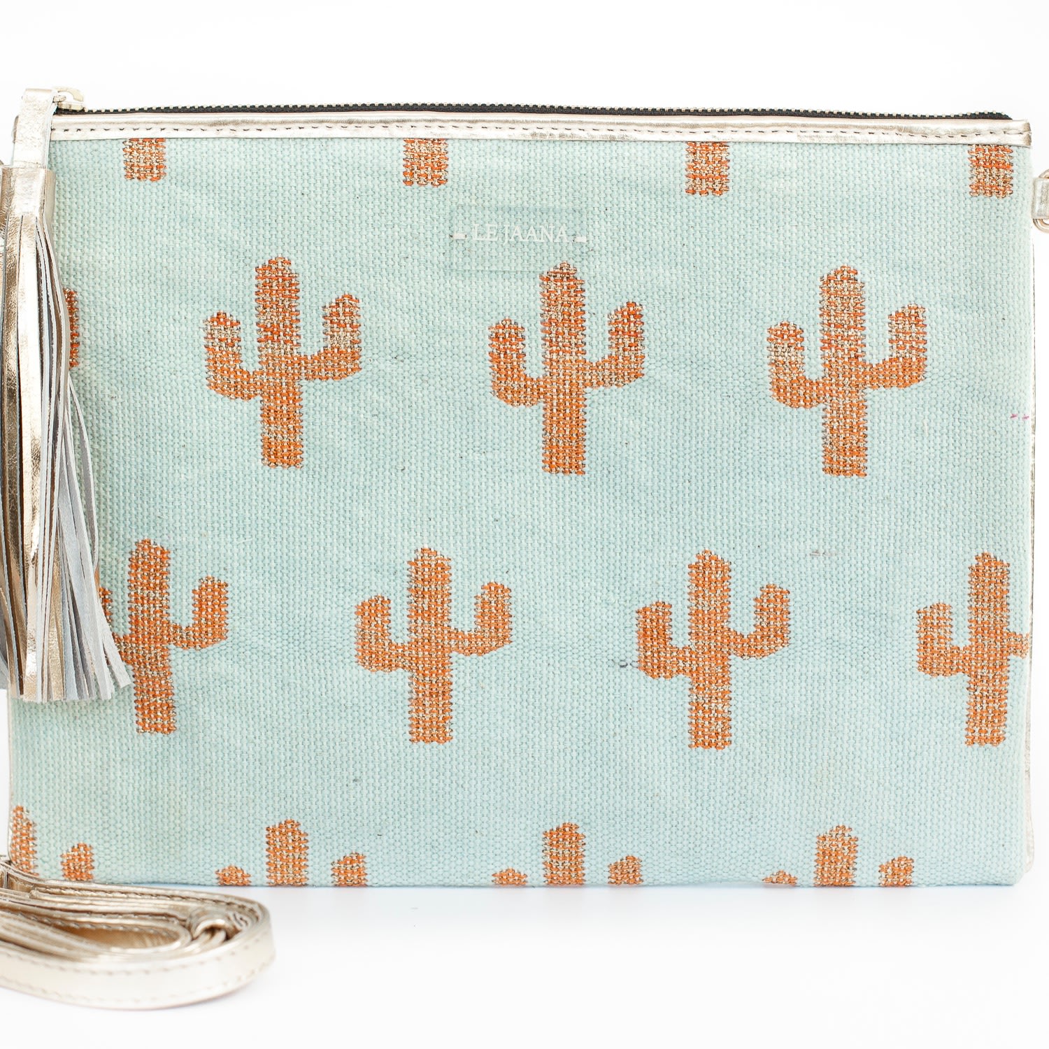 Women’s Blue Cactus Clutch Le Jaana