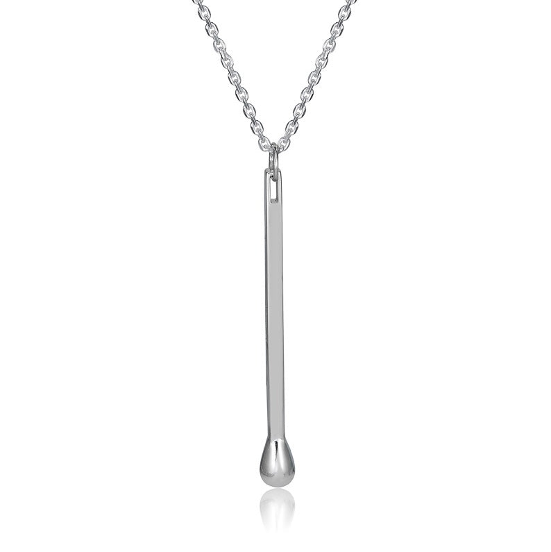 Cartography Men's Act Up - Matchstick Necklace In Sterling Silver