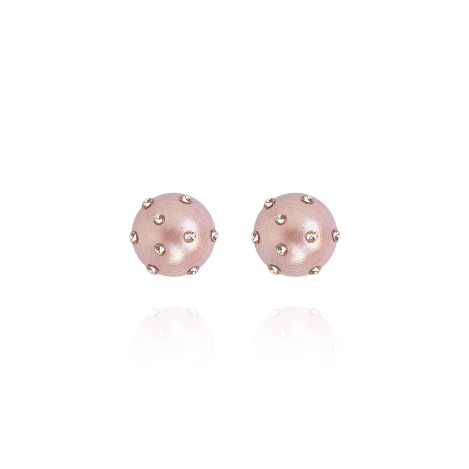Saule Label Women's Pink / Purple Gaia Jet Petite Earrings In Noble Blush