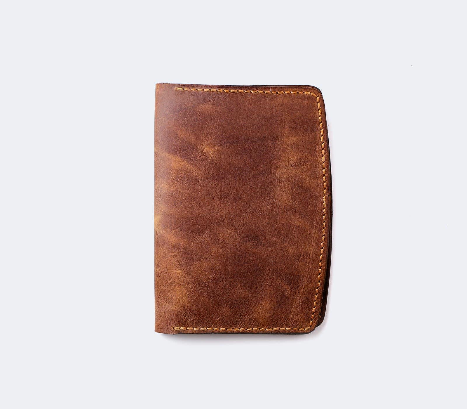 Leather Travel Wallet - Zeugma - Tobacco, Roarcraft