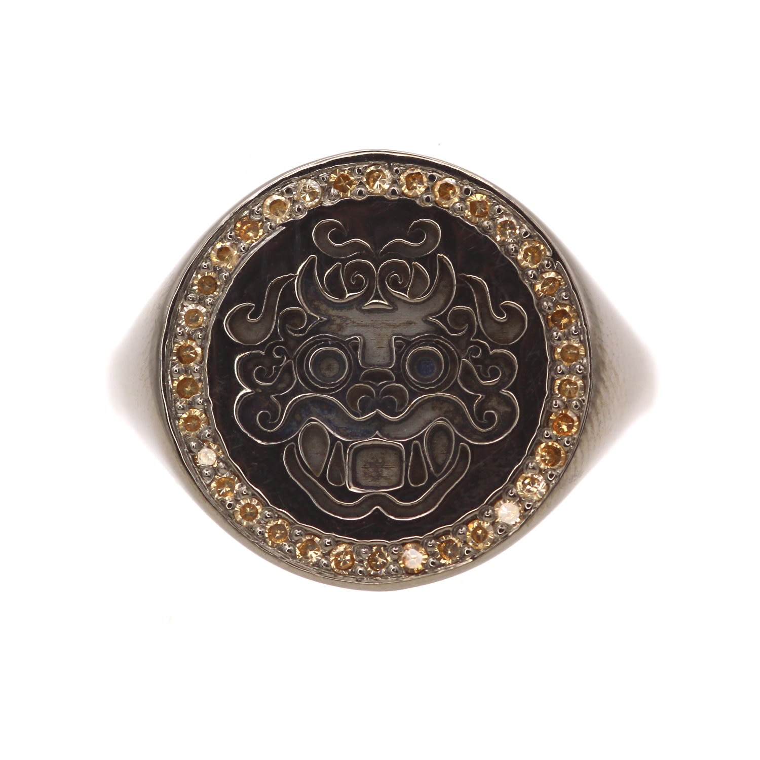 Women’s Black Dokkaebi Siget Ring Vicstonenyc Fine Jewelry